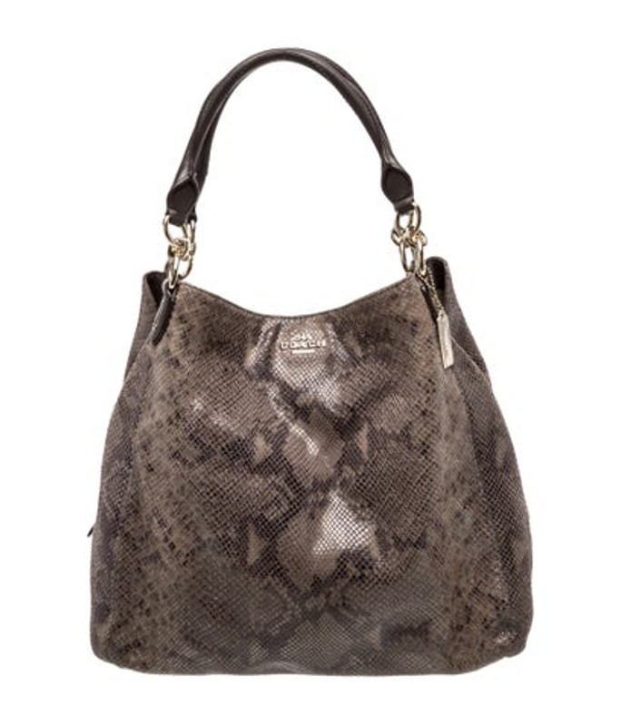 Coach Snakeskin Shoulder Bag