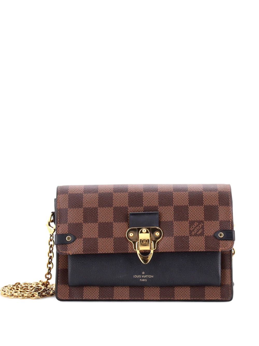 Vavin Chain Wallet NM Damier with Leather crossbody bag