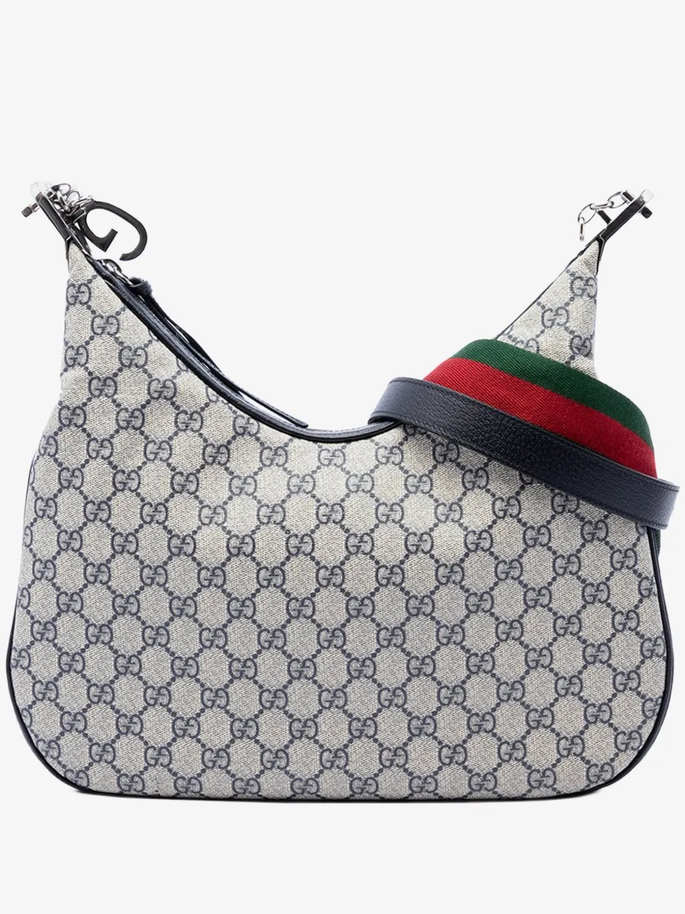 2016-2026 Large GG Supreme Web Attache crossbody bag