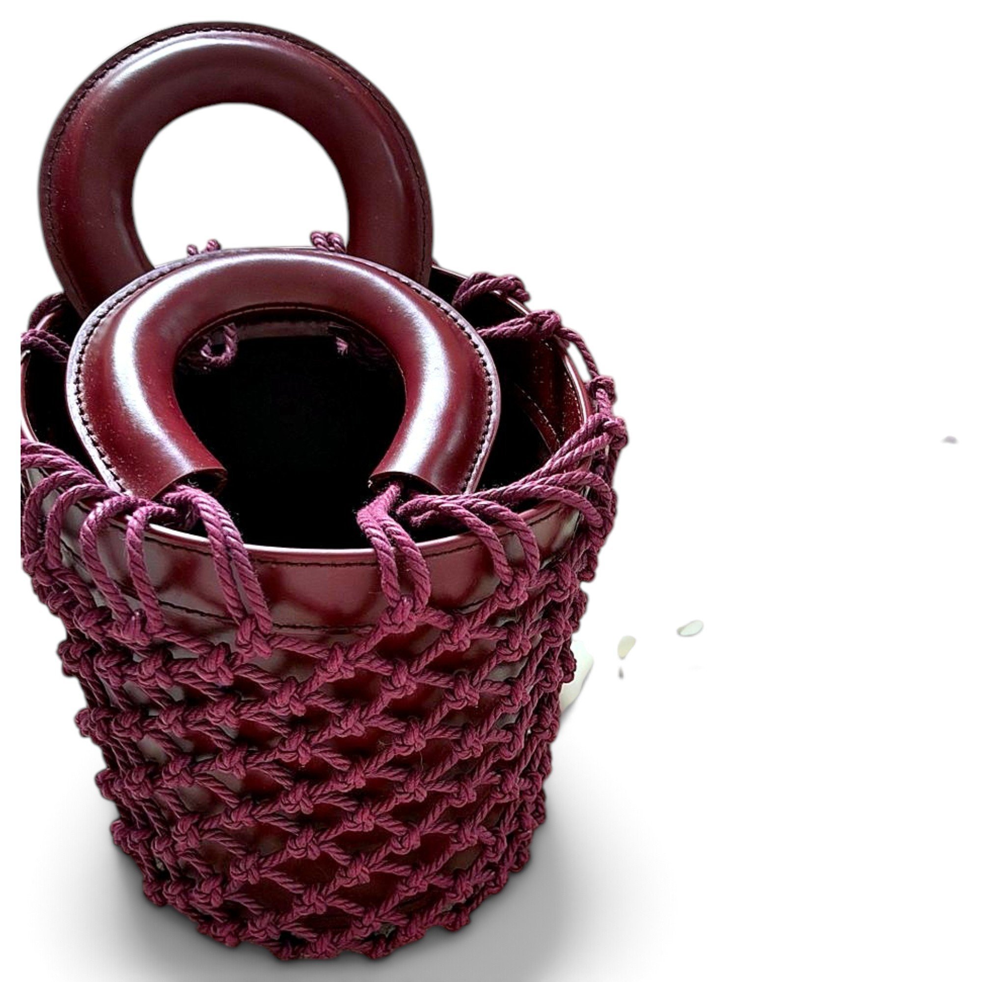 Leather handbag
