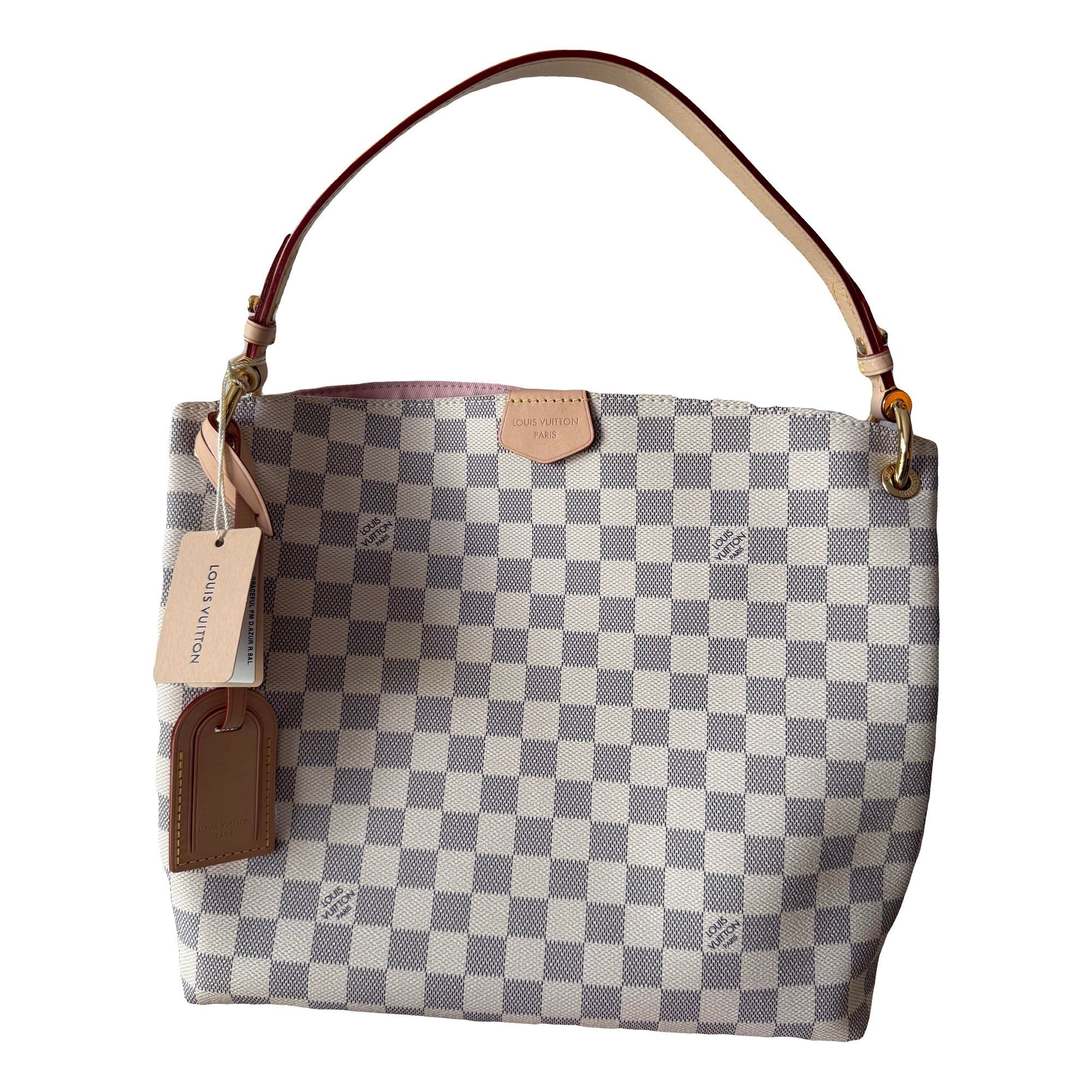 Graceful leather handbag