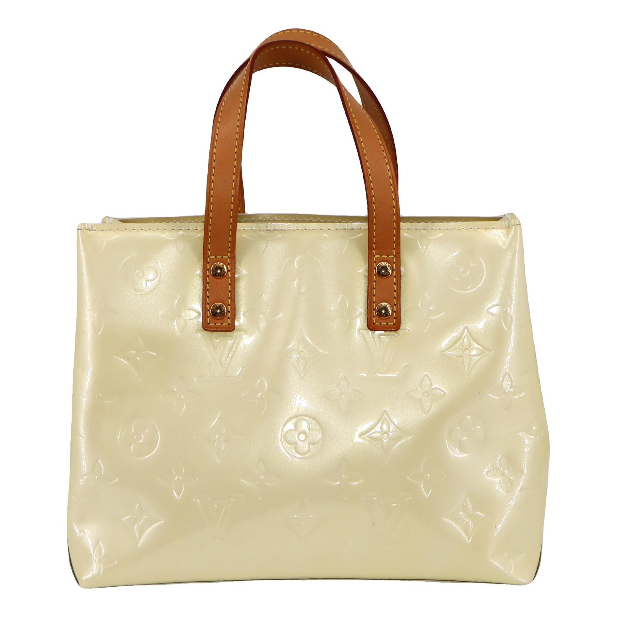 Reade patent leather handbag
