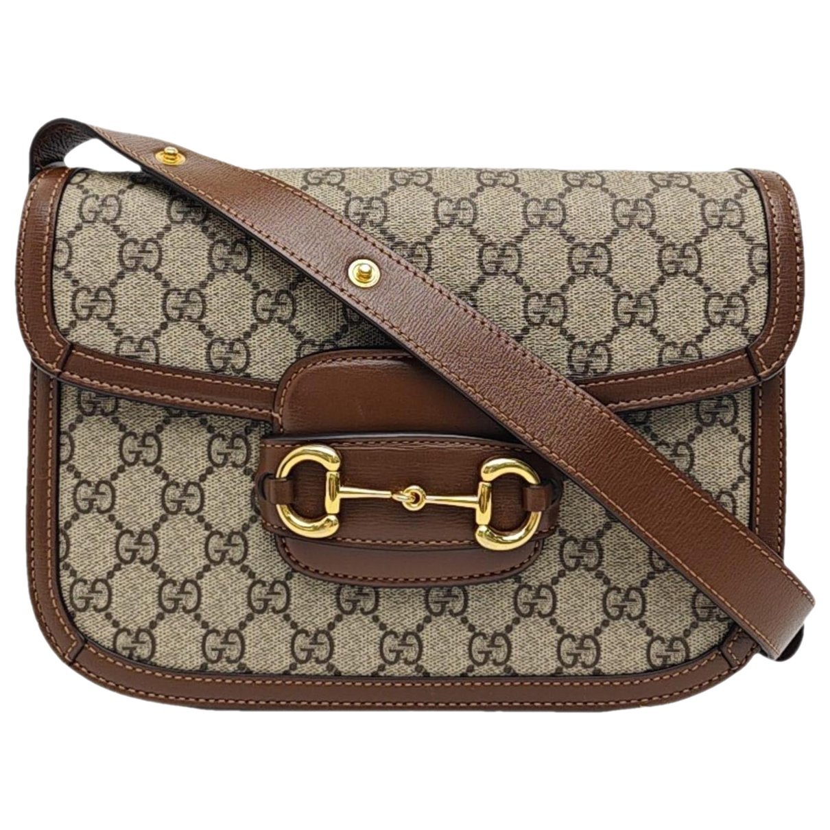 Handle Horsebit 1955 leather crossbody bag