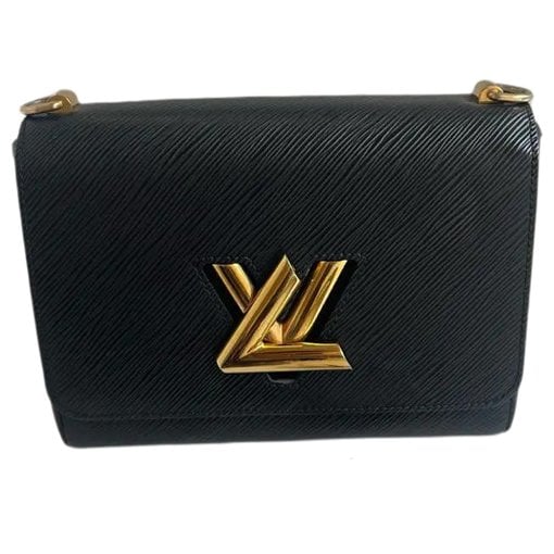 Twist leather crossbody bag