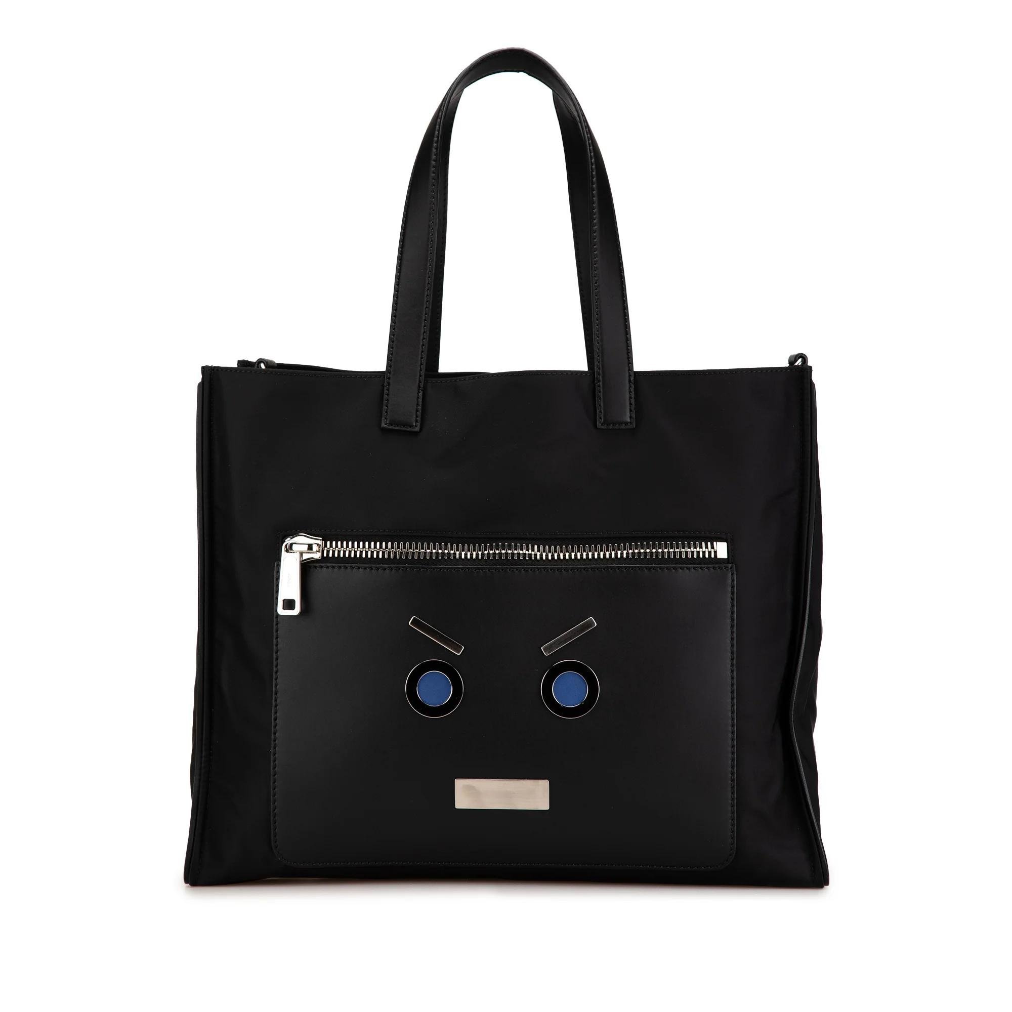Fendi Pocket leather satchel