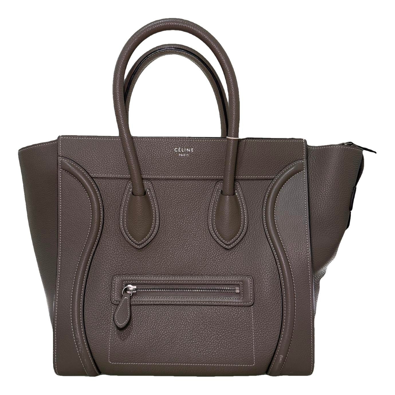 Luggage leather handbag