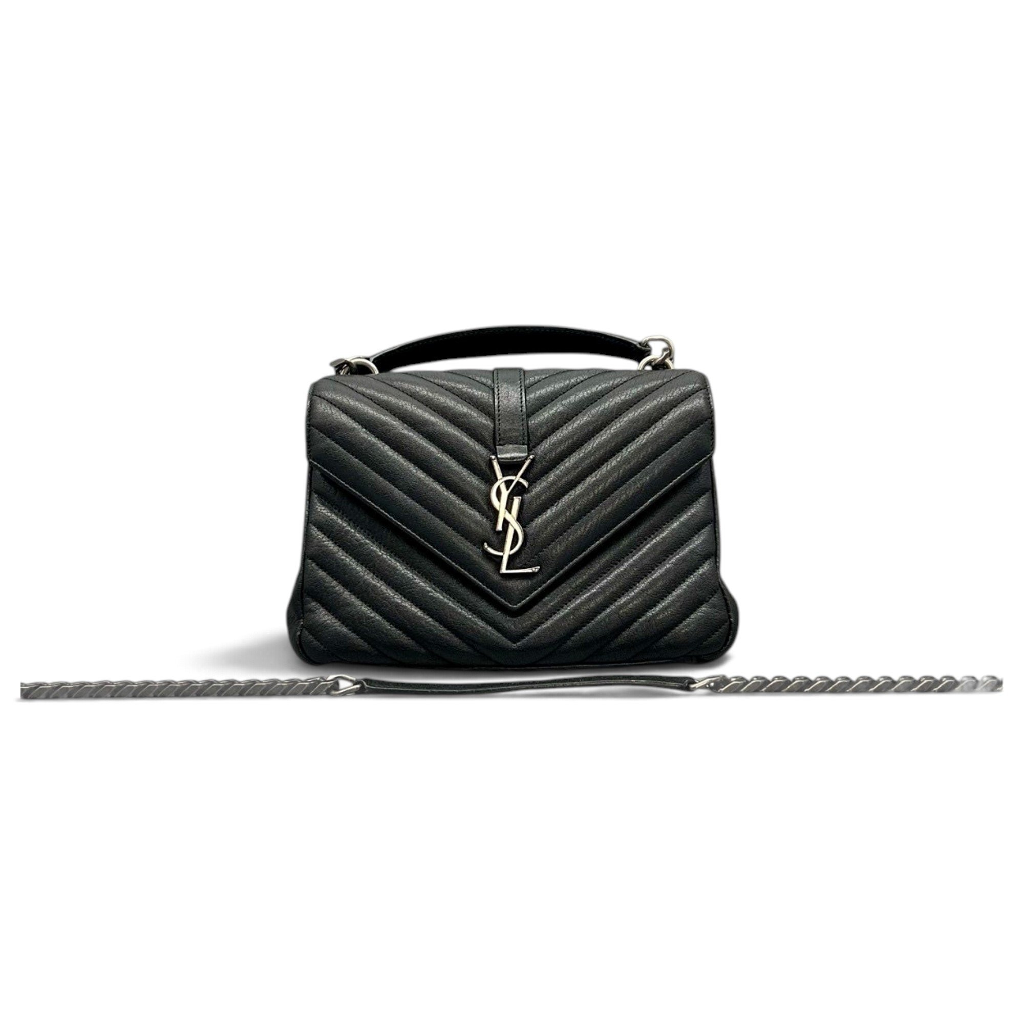 Collége monogramme leather handbag