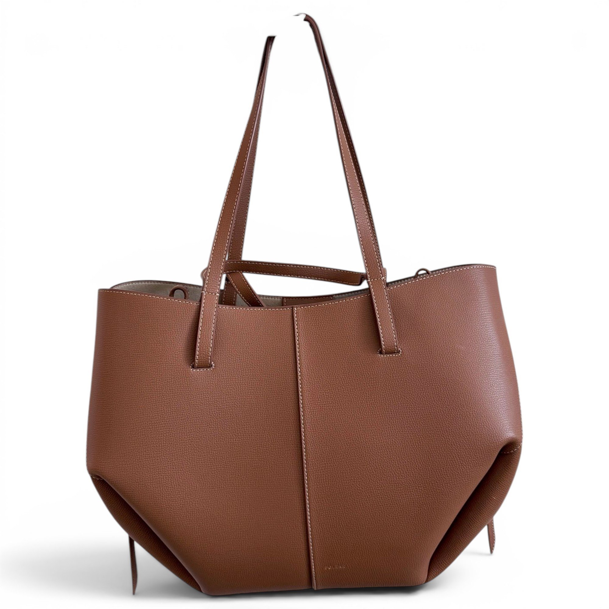 Leather tote