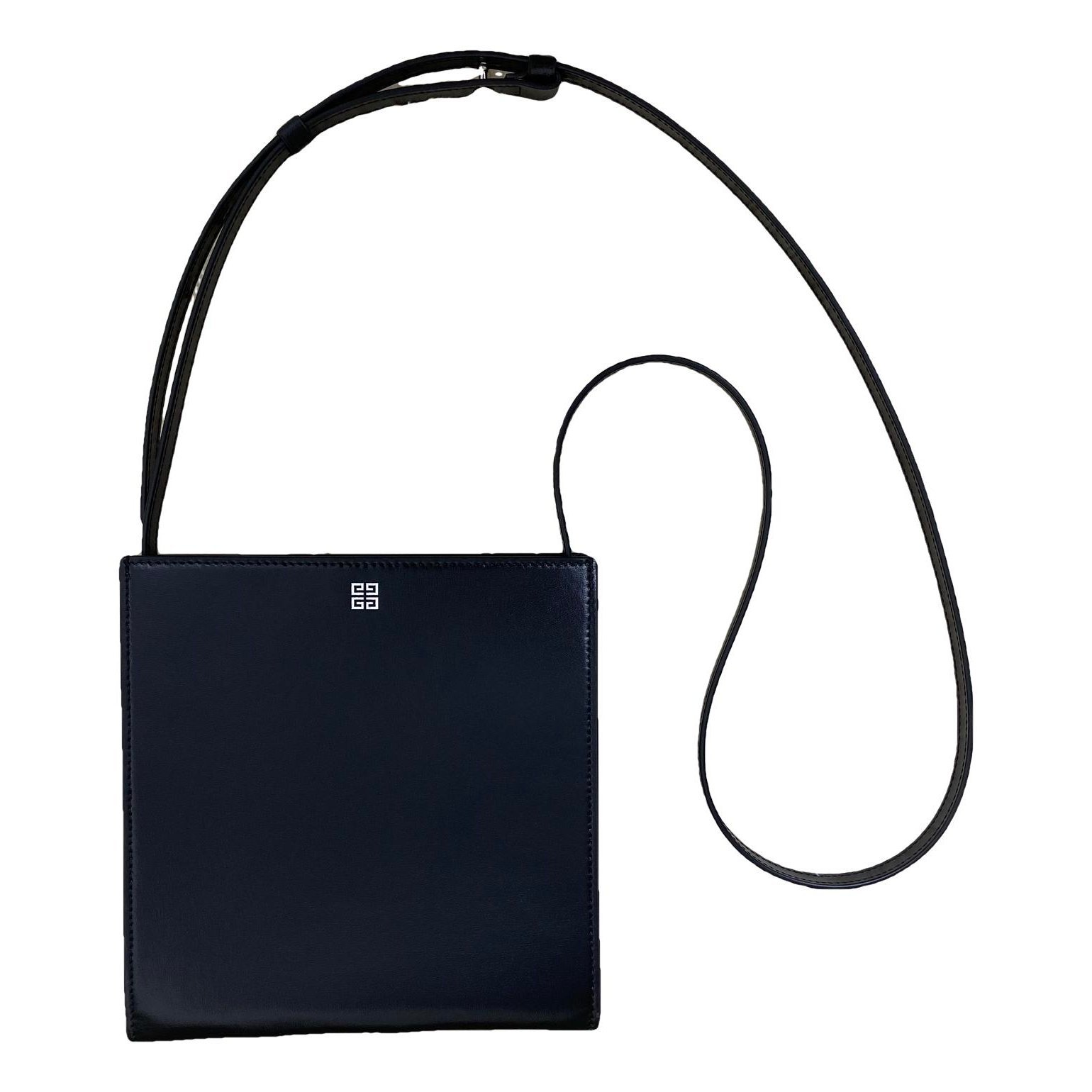 Emblem leather crossbody bag