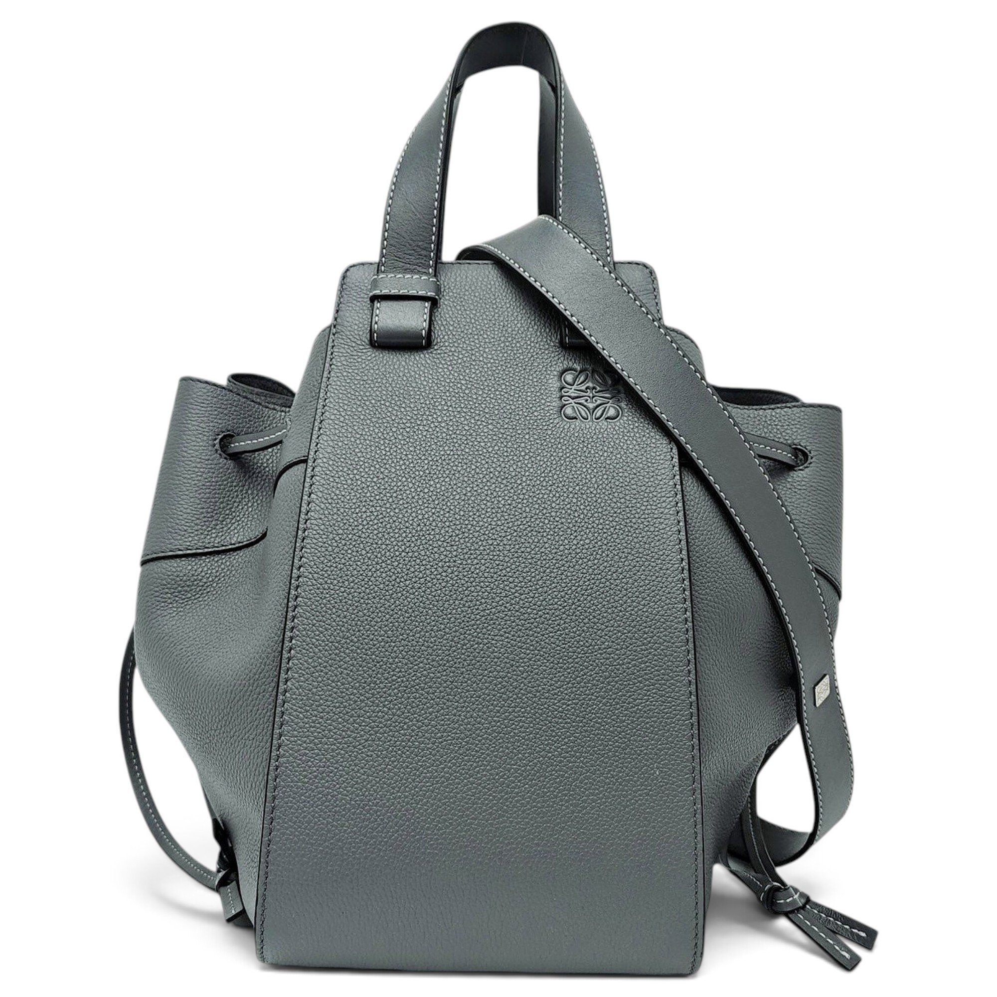 Hammock leather handbag