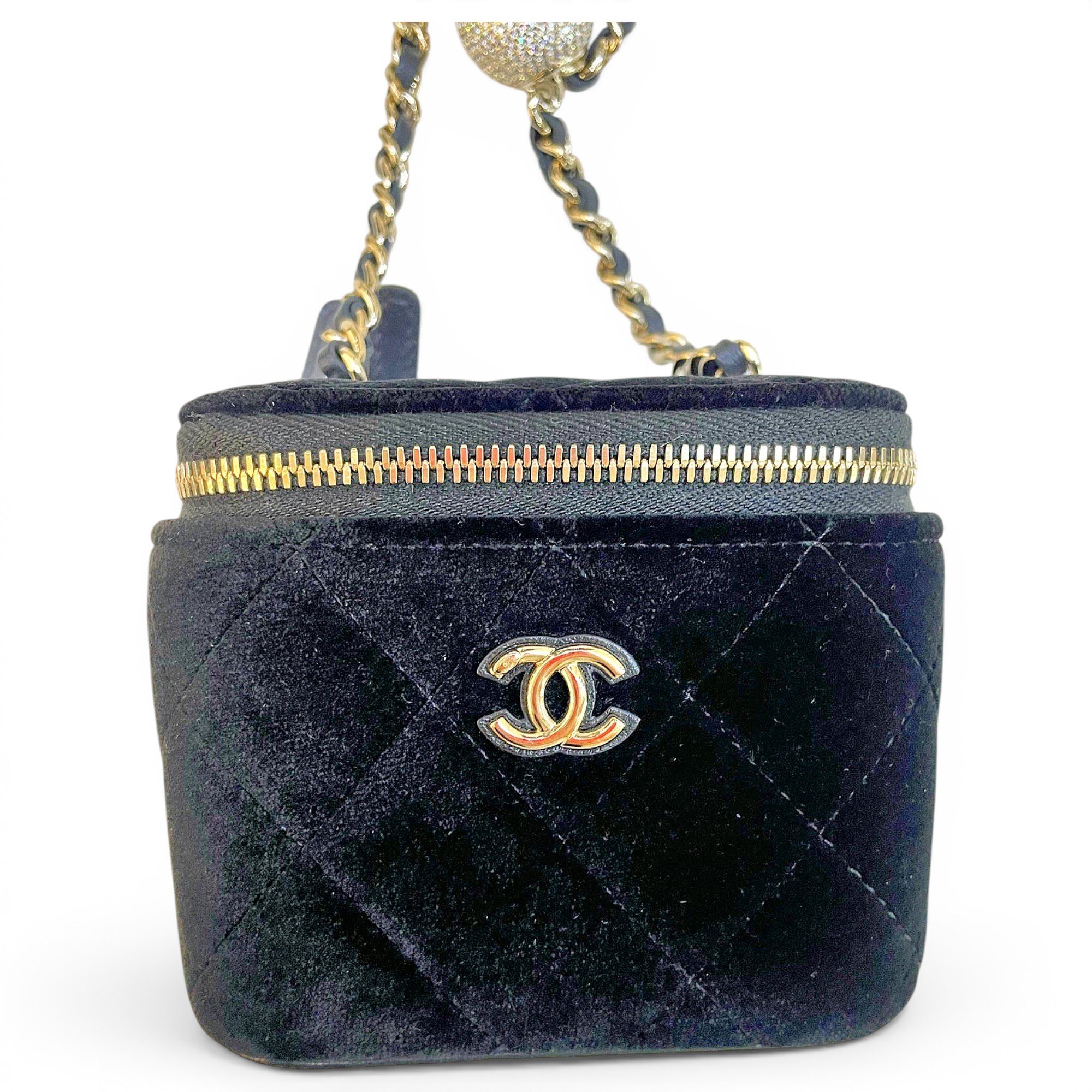 Vanity tweed handbag