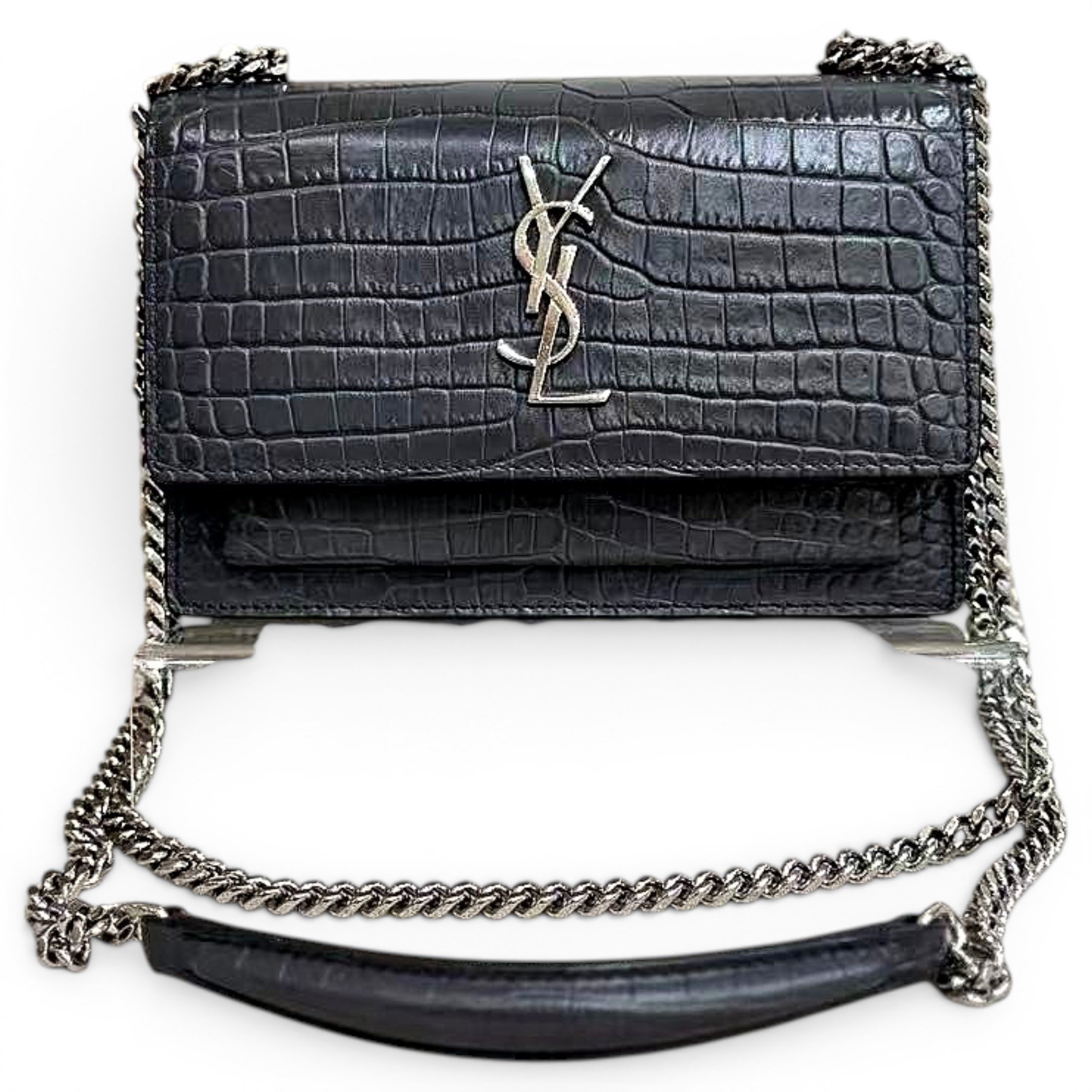 Sunset leather handbag