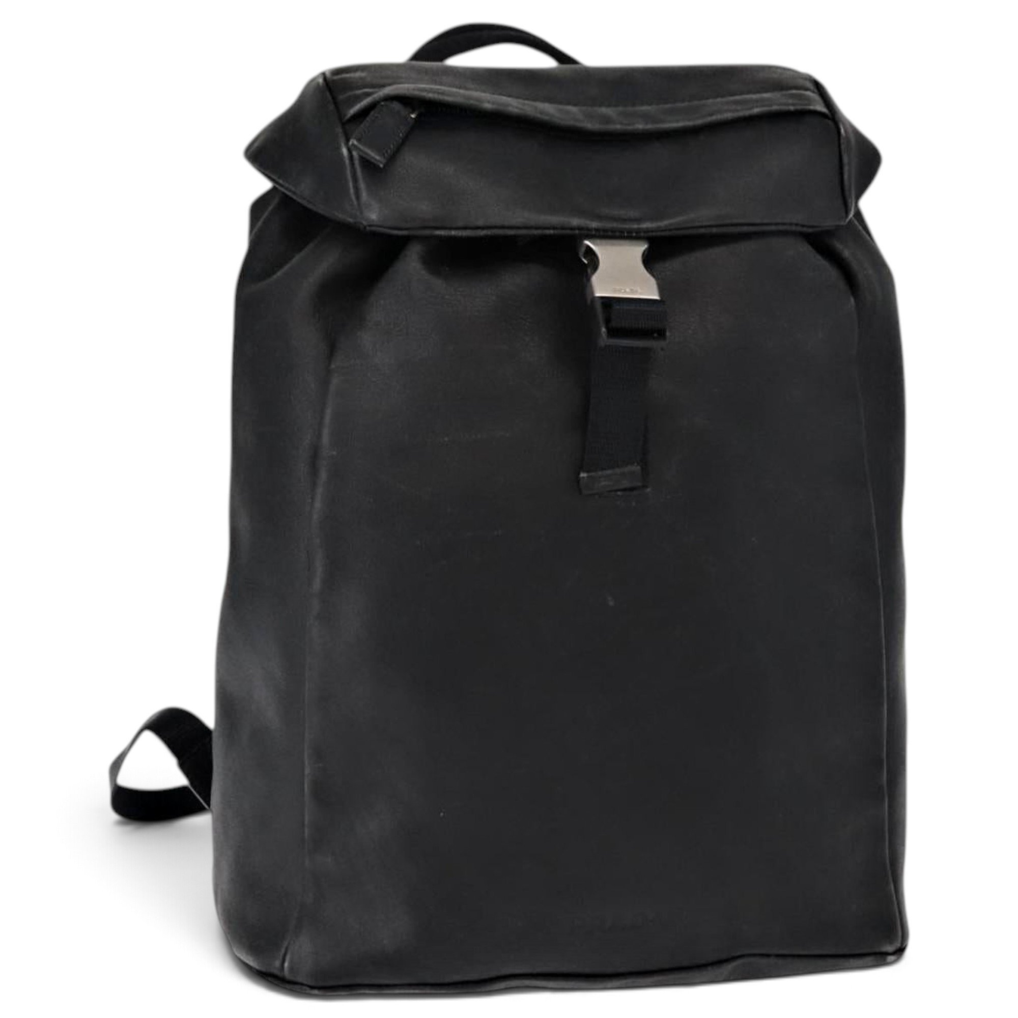 Leather backpack