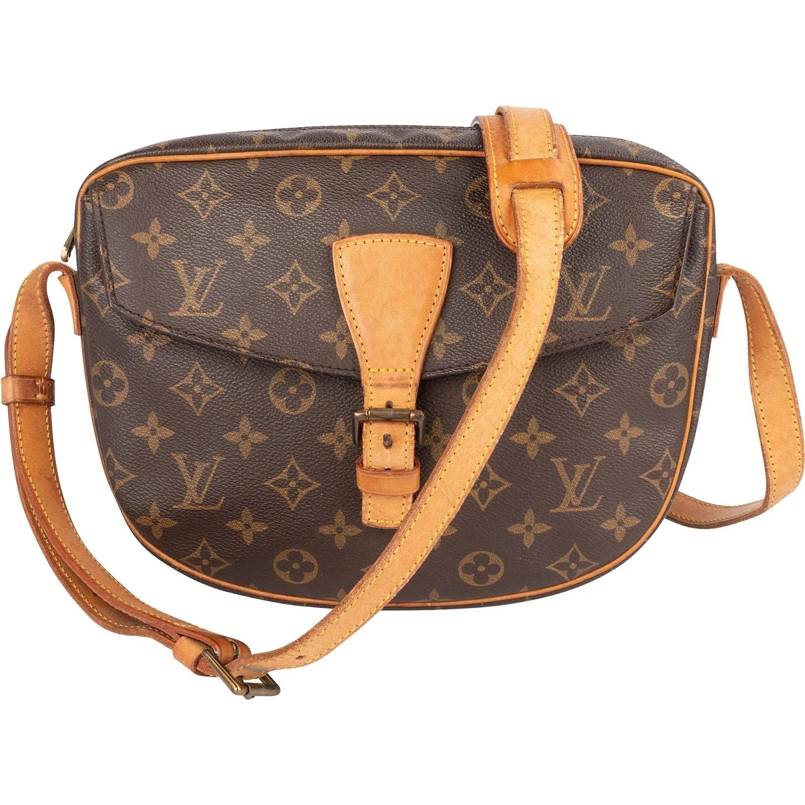 Jeune fille leather crossbody bag