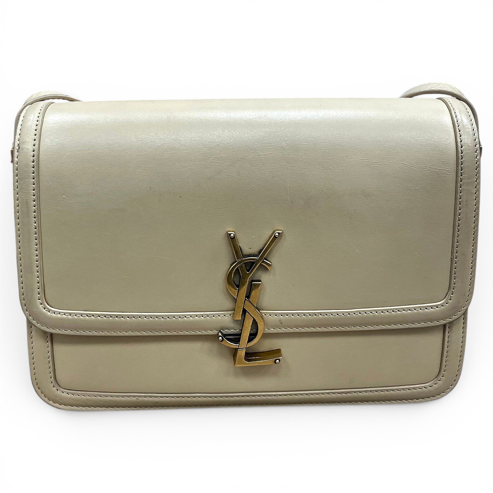 Solférino leather handbag