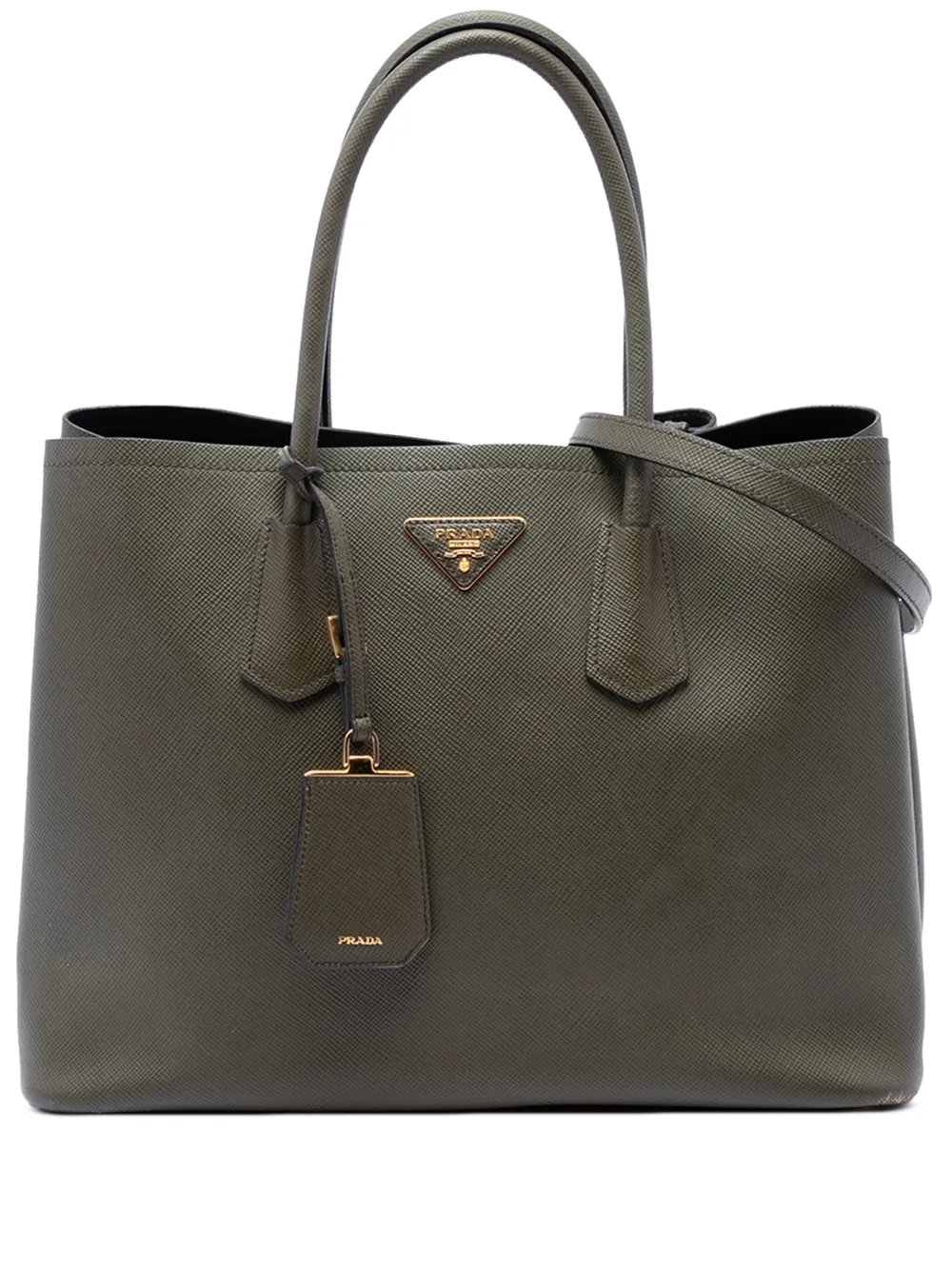 2014-2026 Large Saffiano Cuir Double satchel
