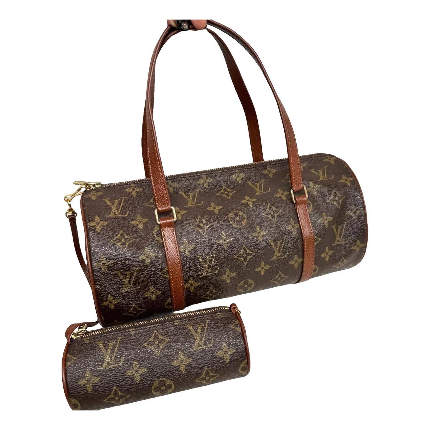 Papillon leather handbag