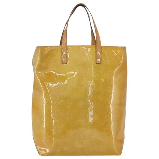 Reade patent leather handbag