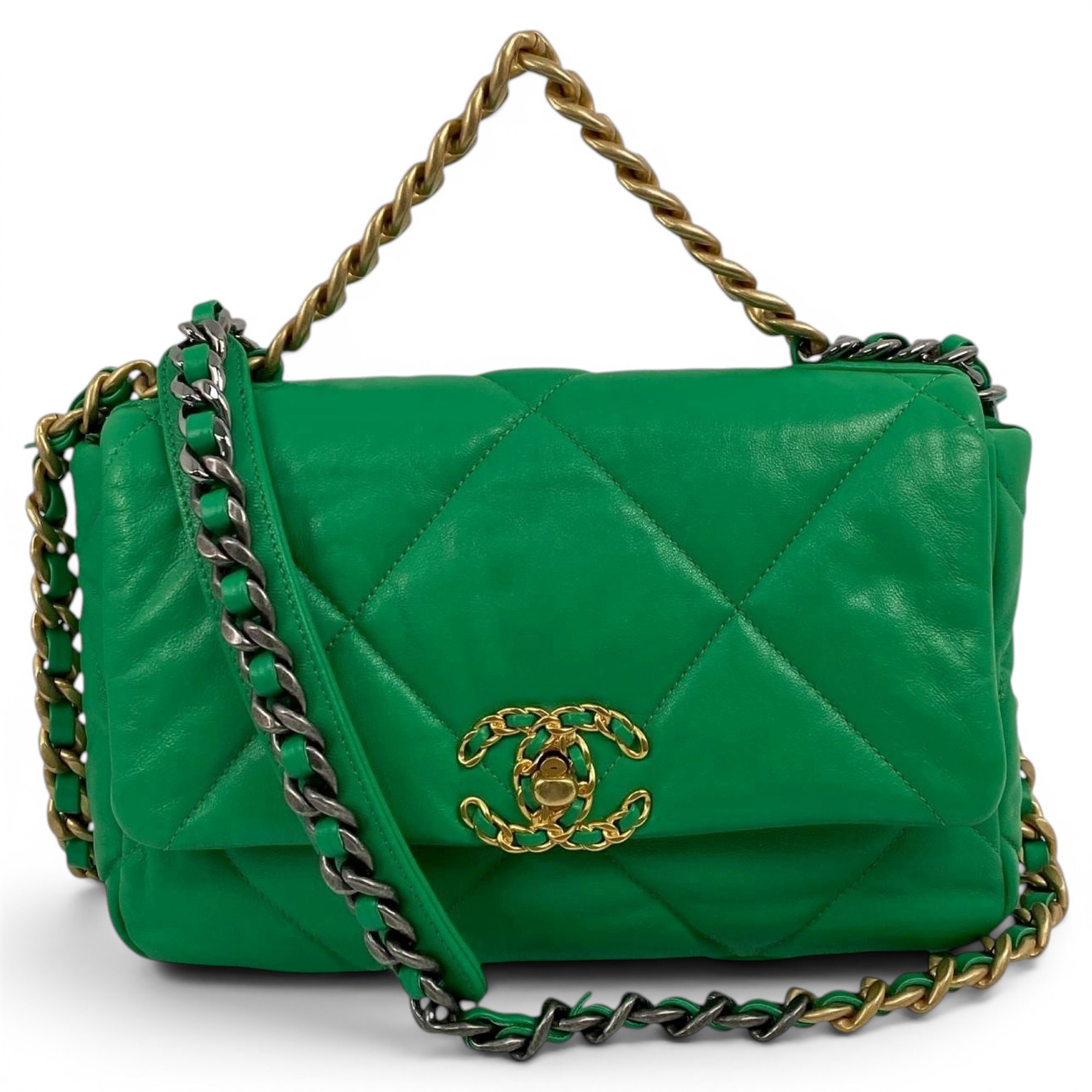 Chanel 19 leather handbag