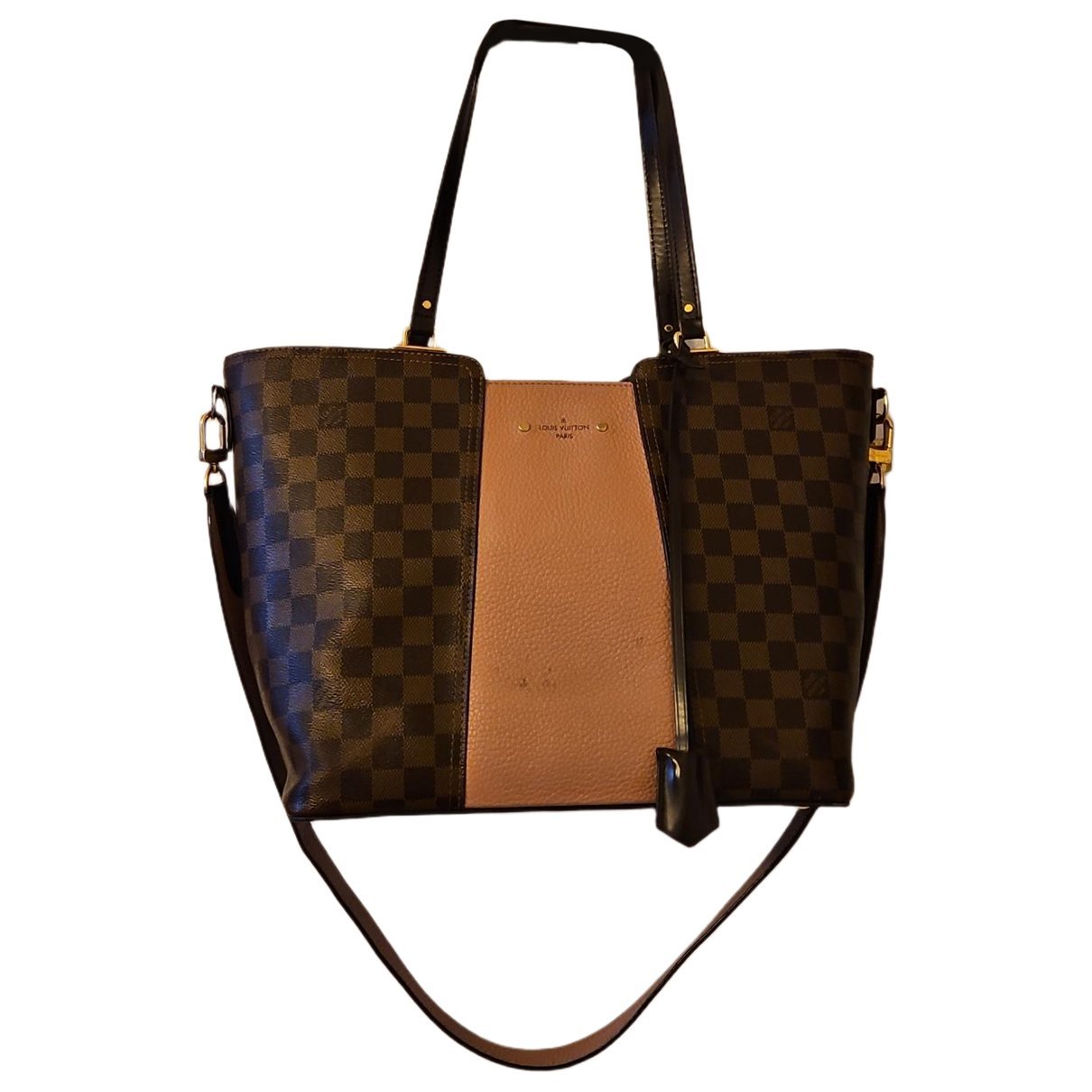 Jersey leather handbag