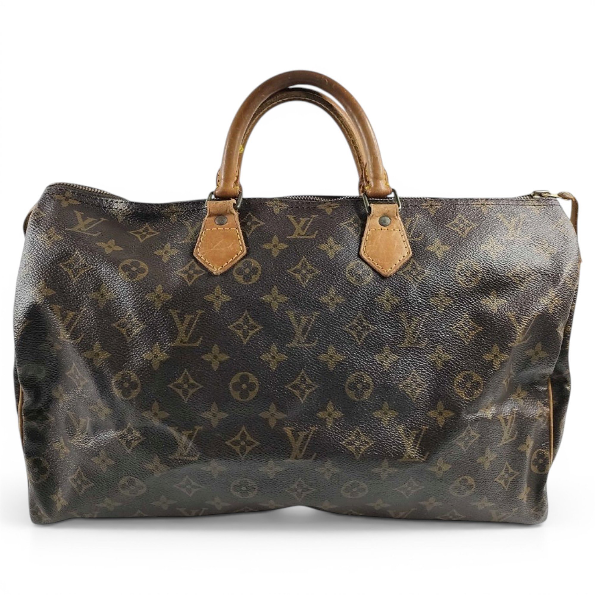 Speedy leather handbag