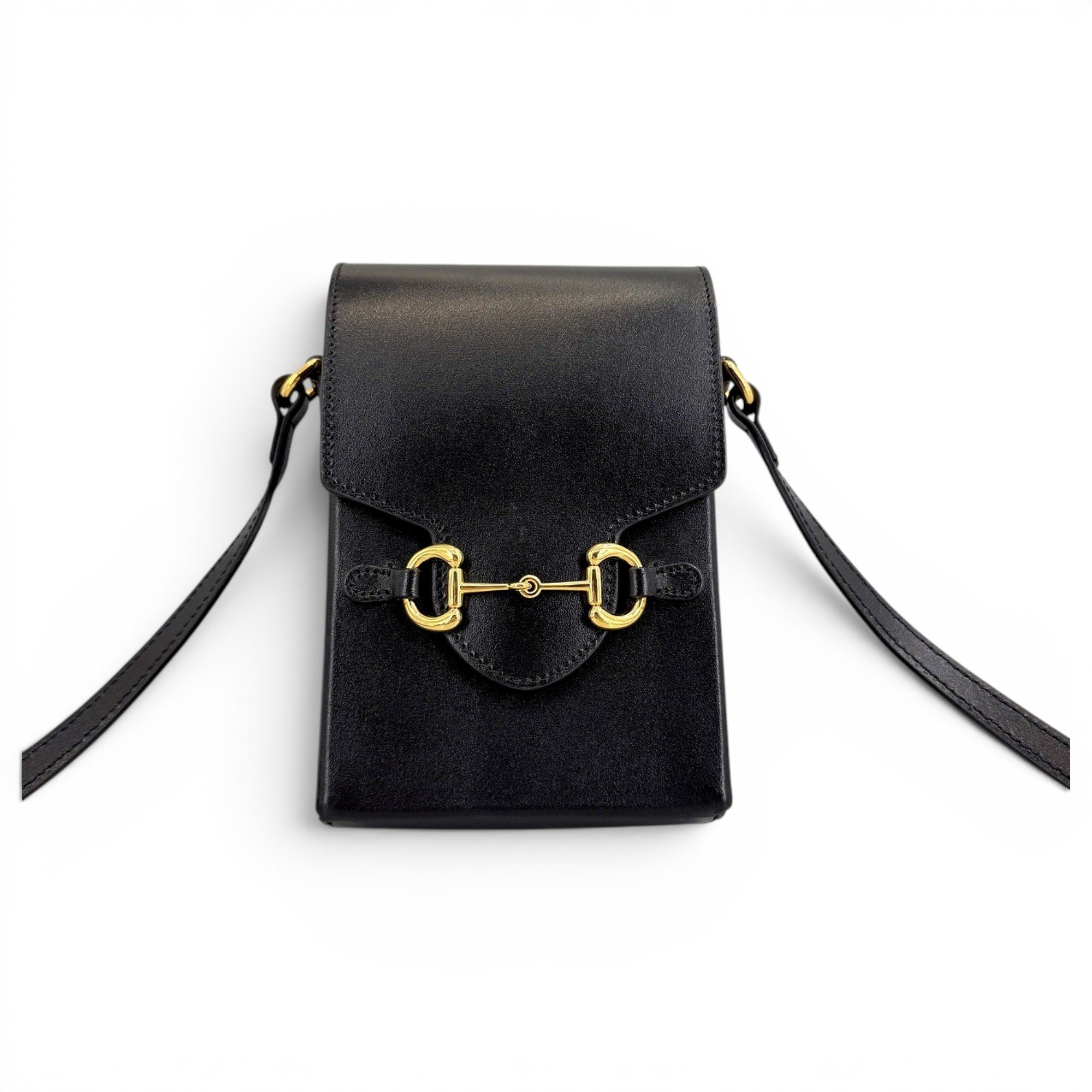 Horsebit 1955 Vertical leather crossbody bag