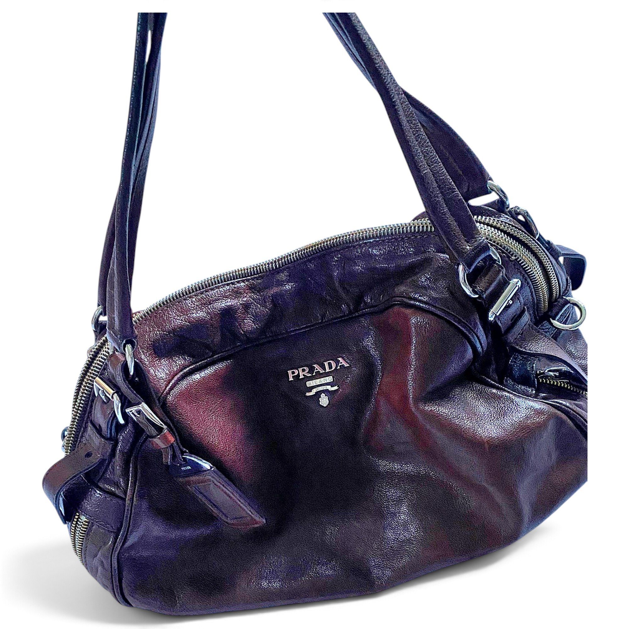 Leather handbag