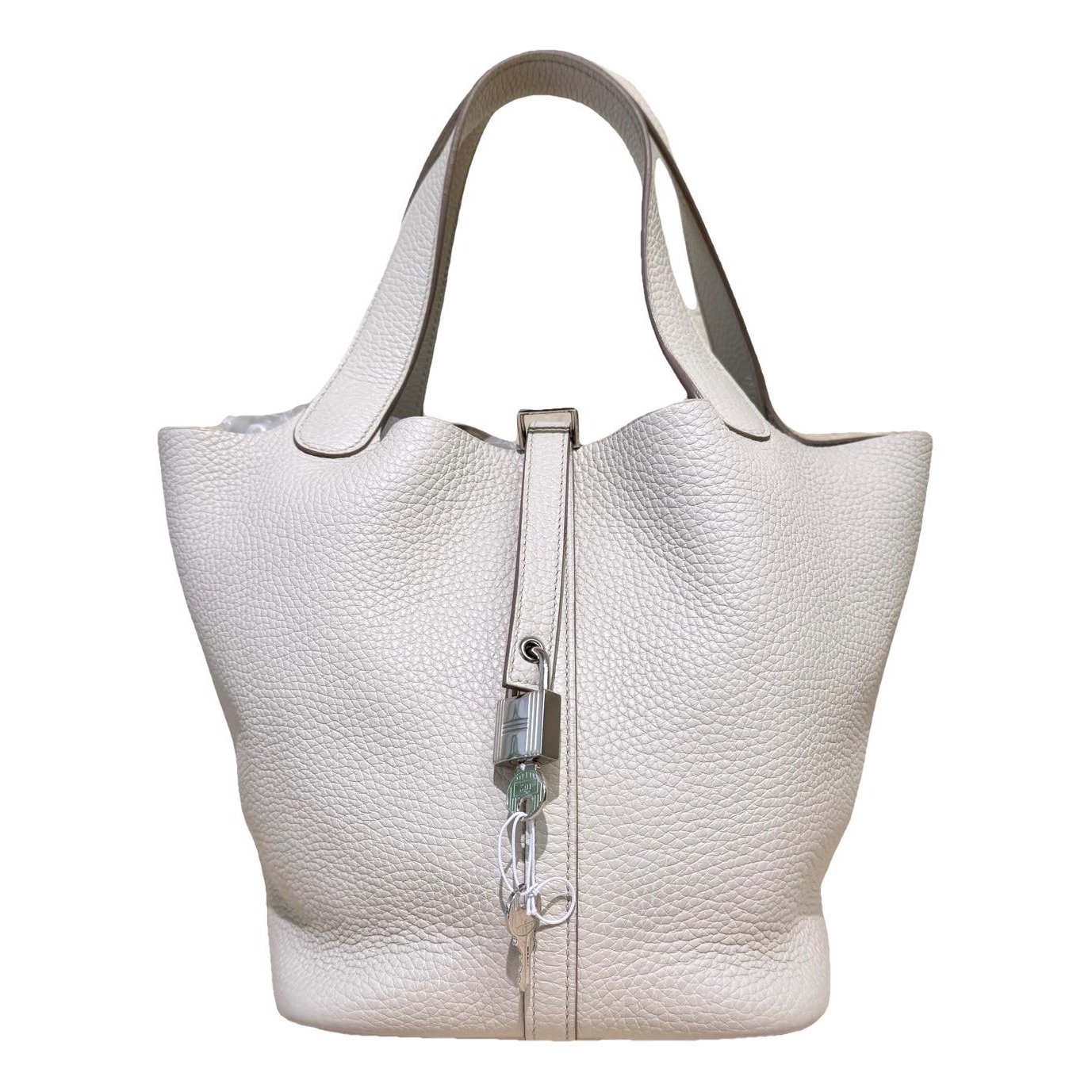 Picotin leather handbag