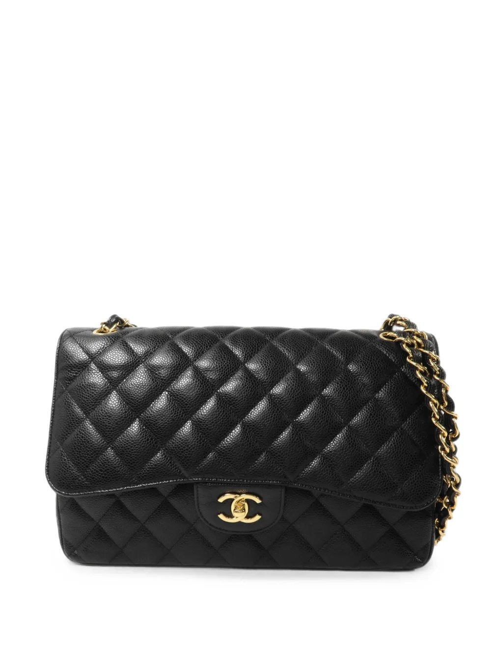 large CC turn-lock Classic Chain shoulder bag