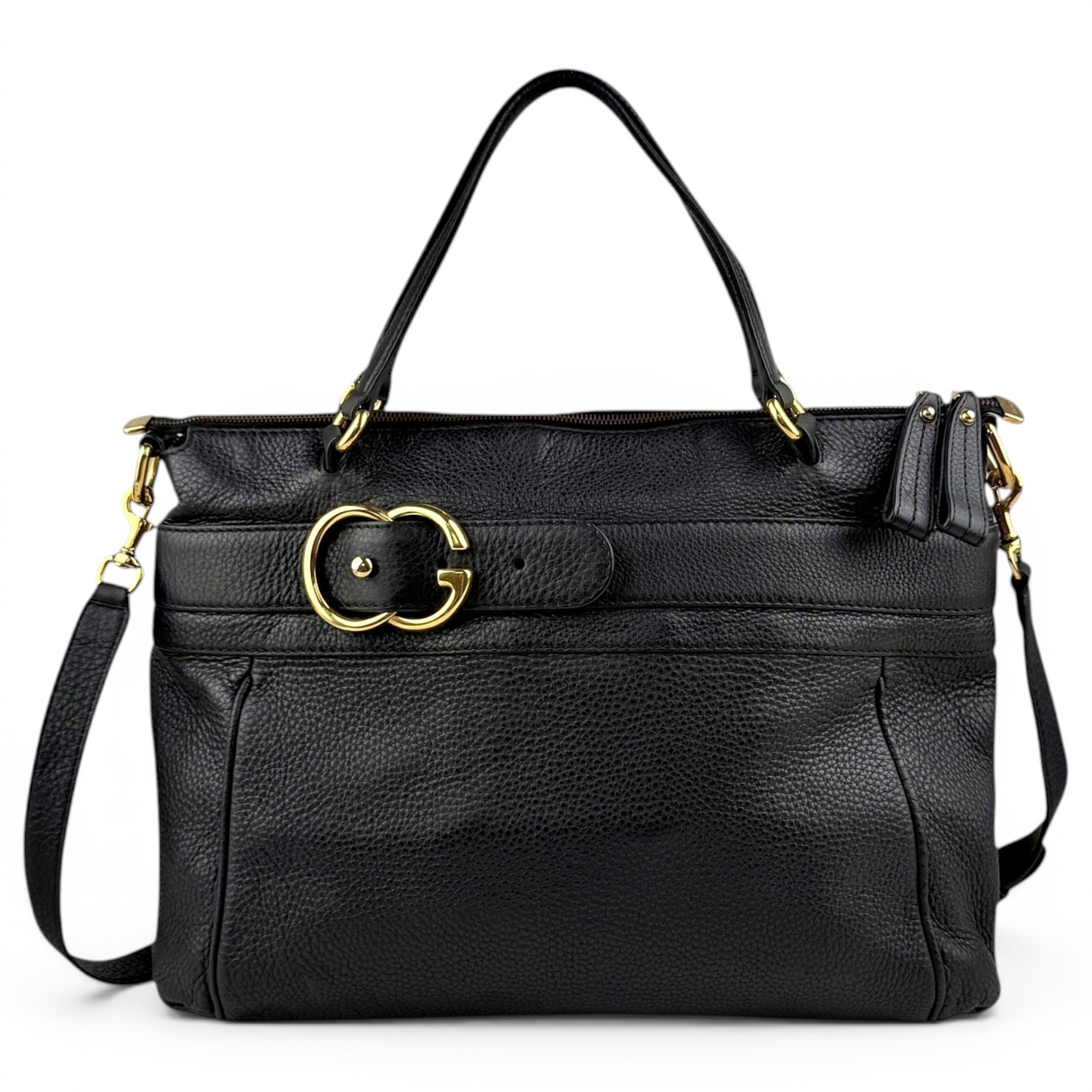 GG Running leather handbag