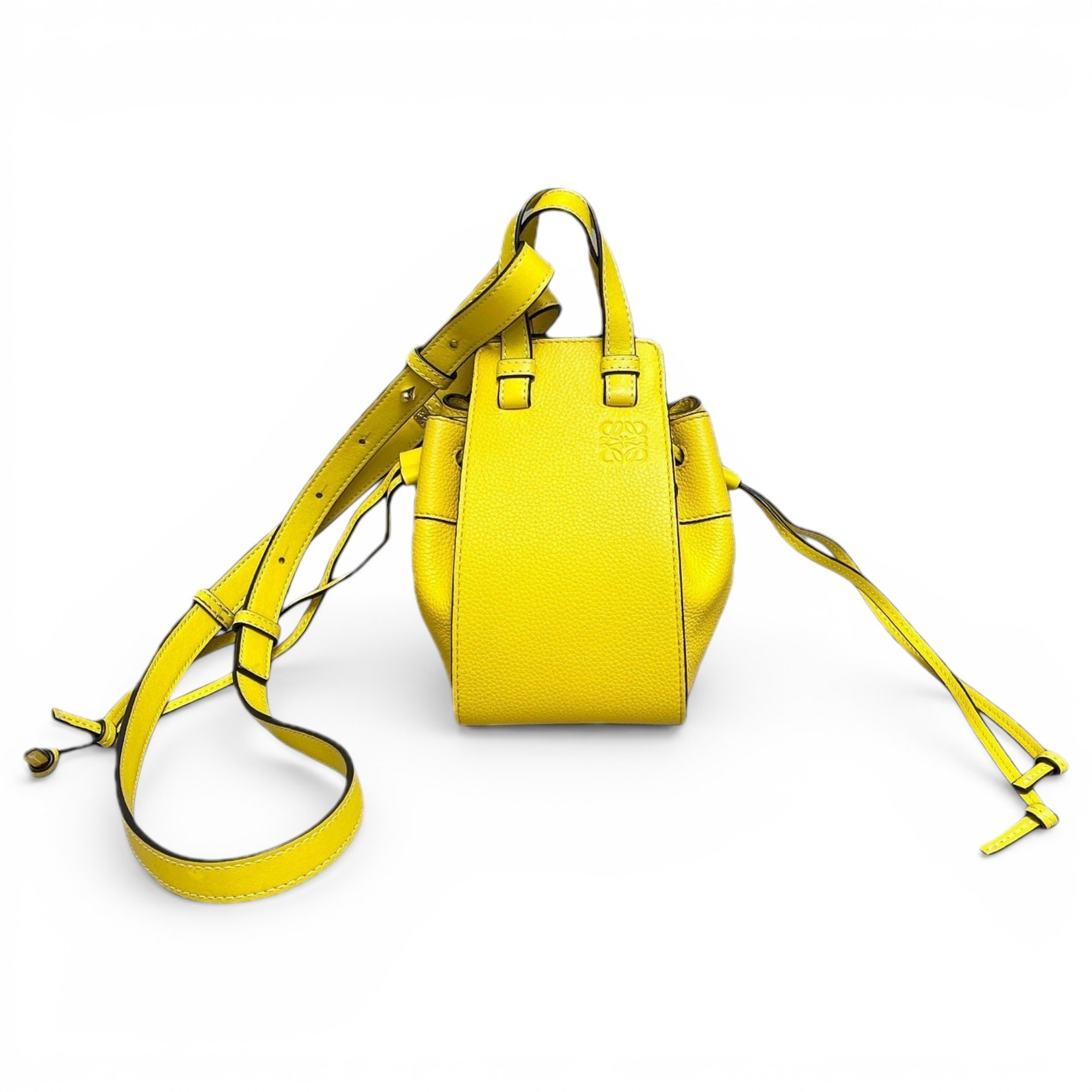 Hammock leather handbag