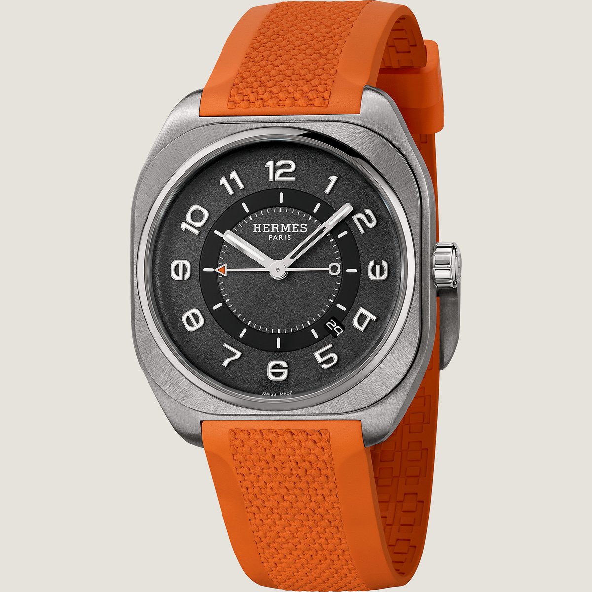 Sans Coloris Hermès H08 Watch, 42 mm