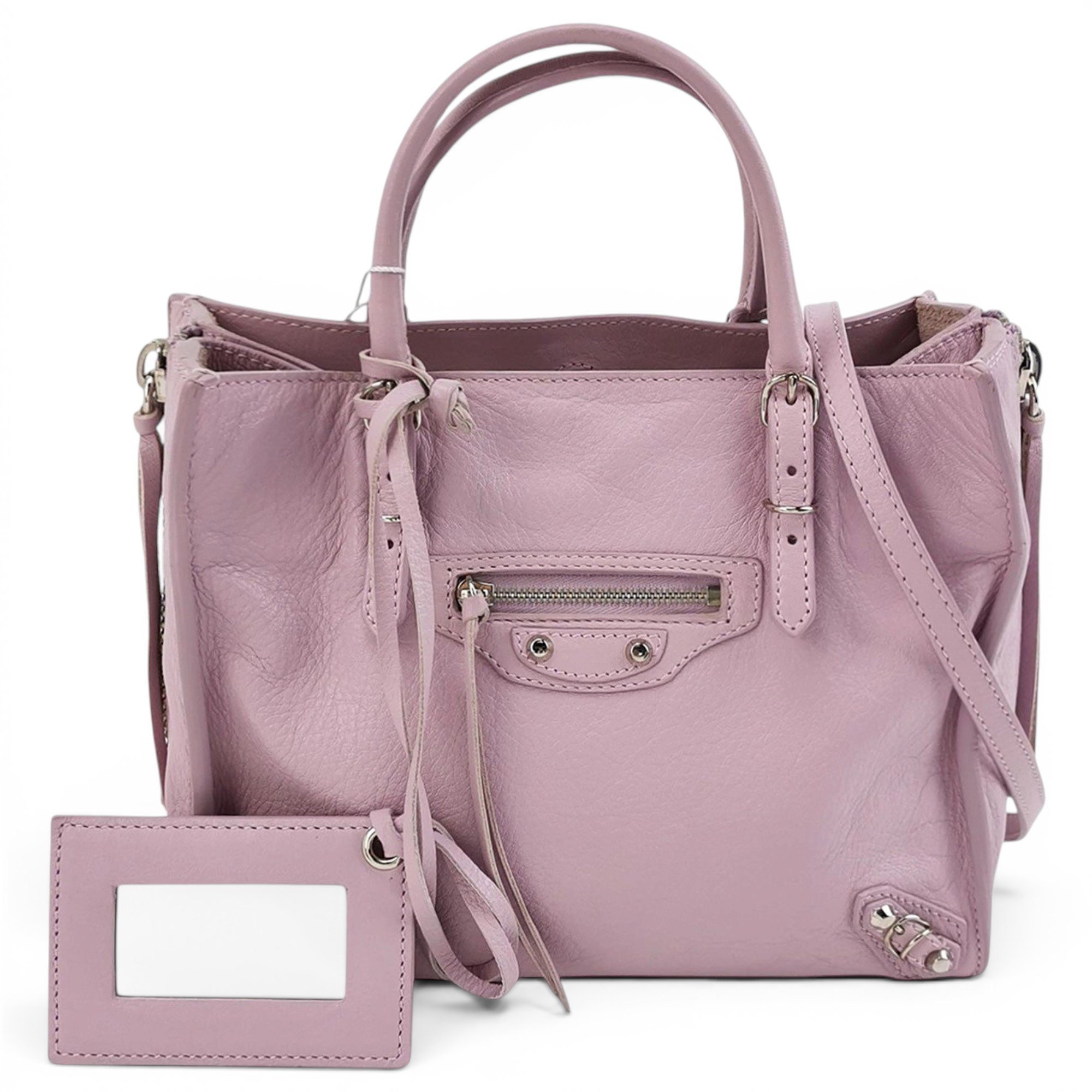 Papier leather tote
