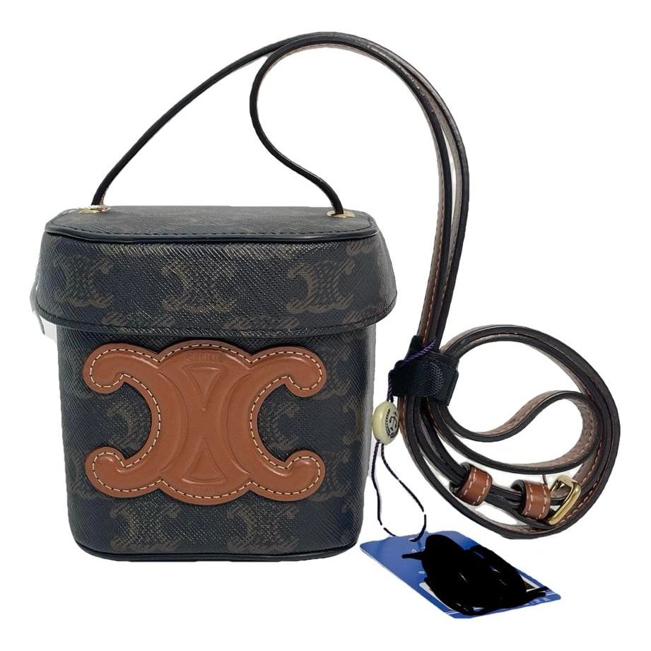 Triomphe leather handbag