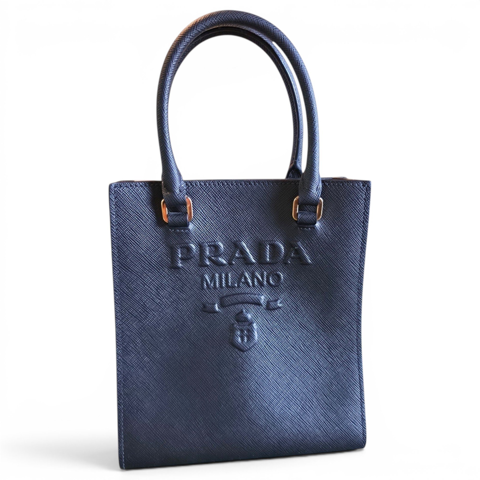 Panier leather handbag