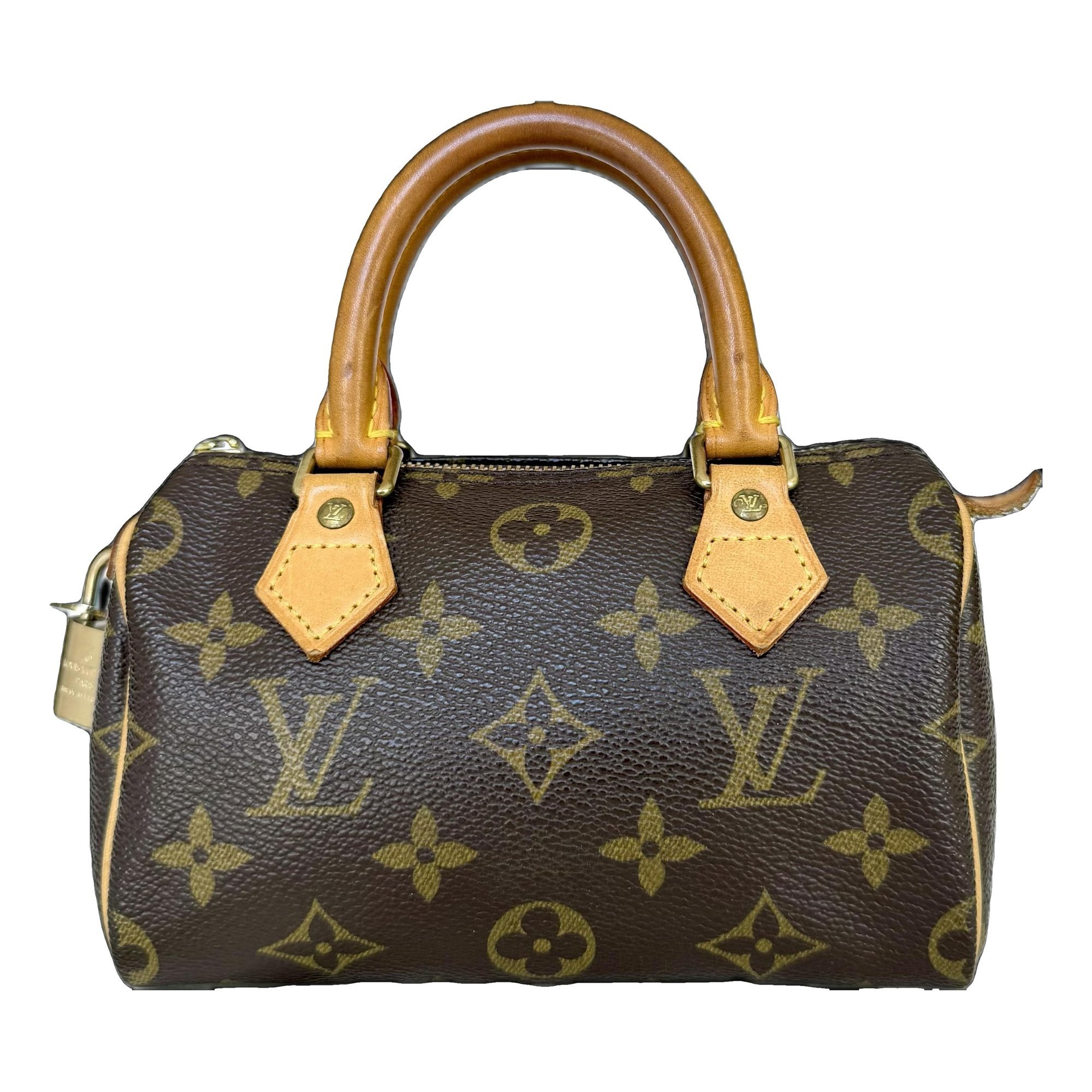 Nano Speedy / Mini HL leather handbag