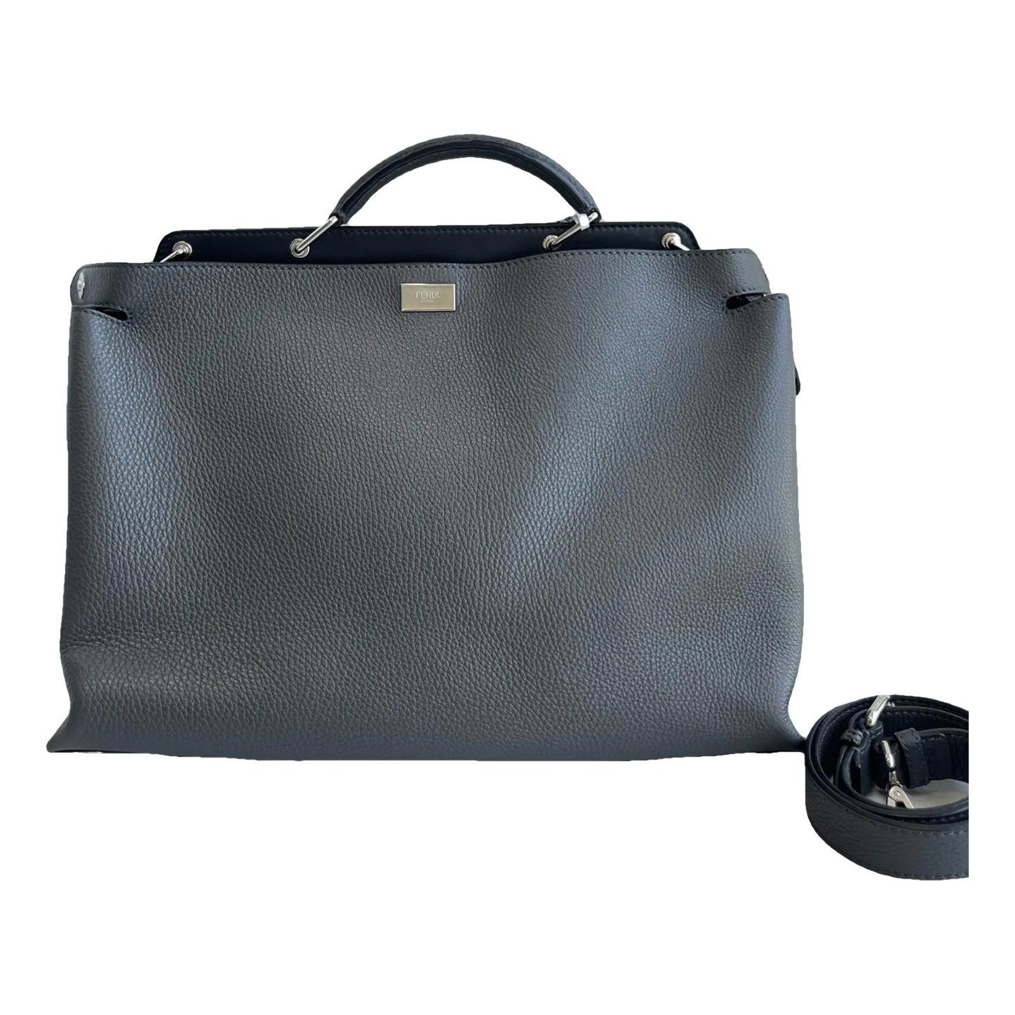 Peekaboo leather handbag