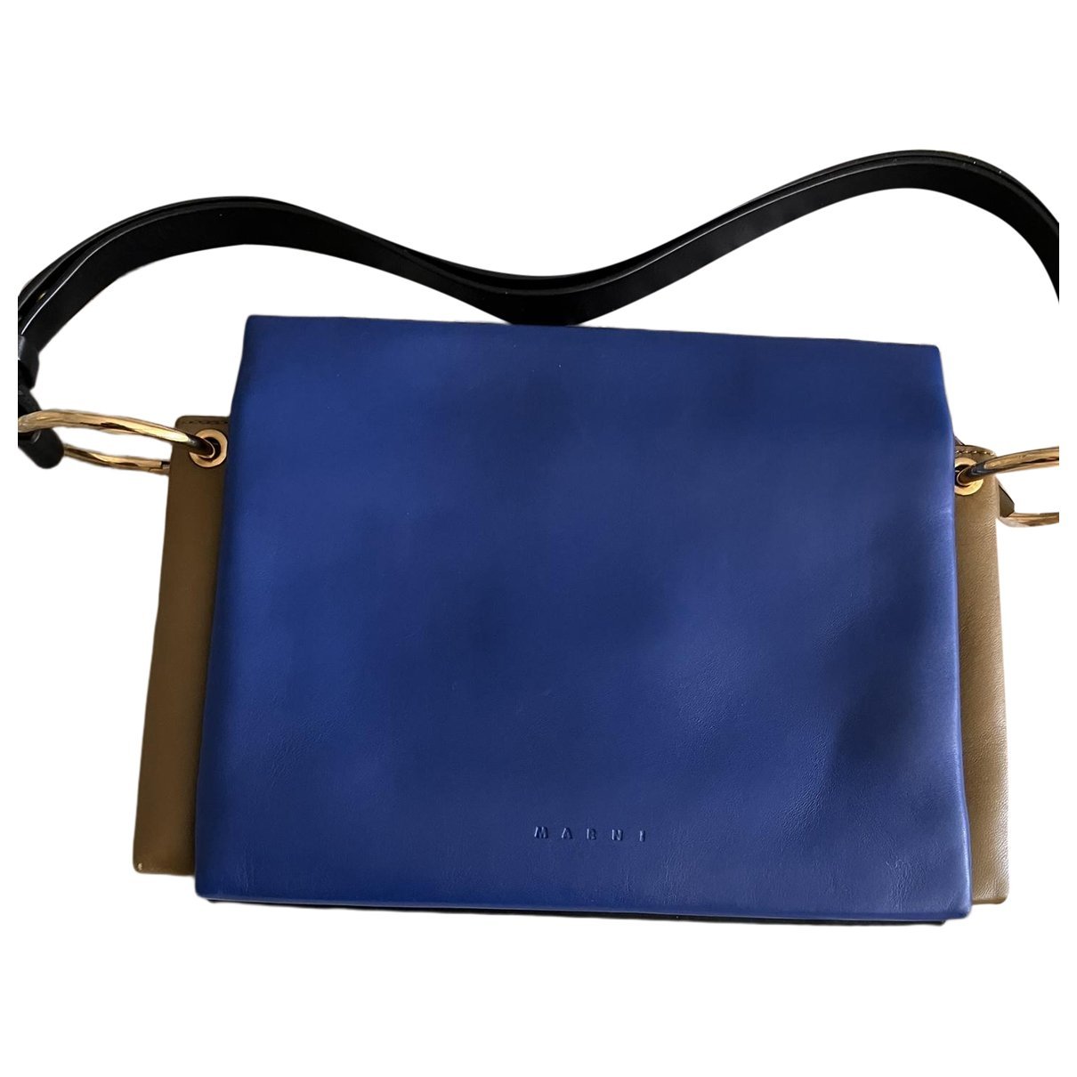 Trunk leather handbag