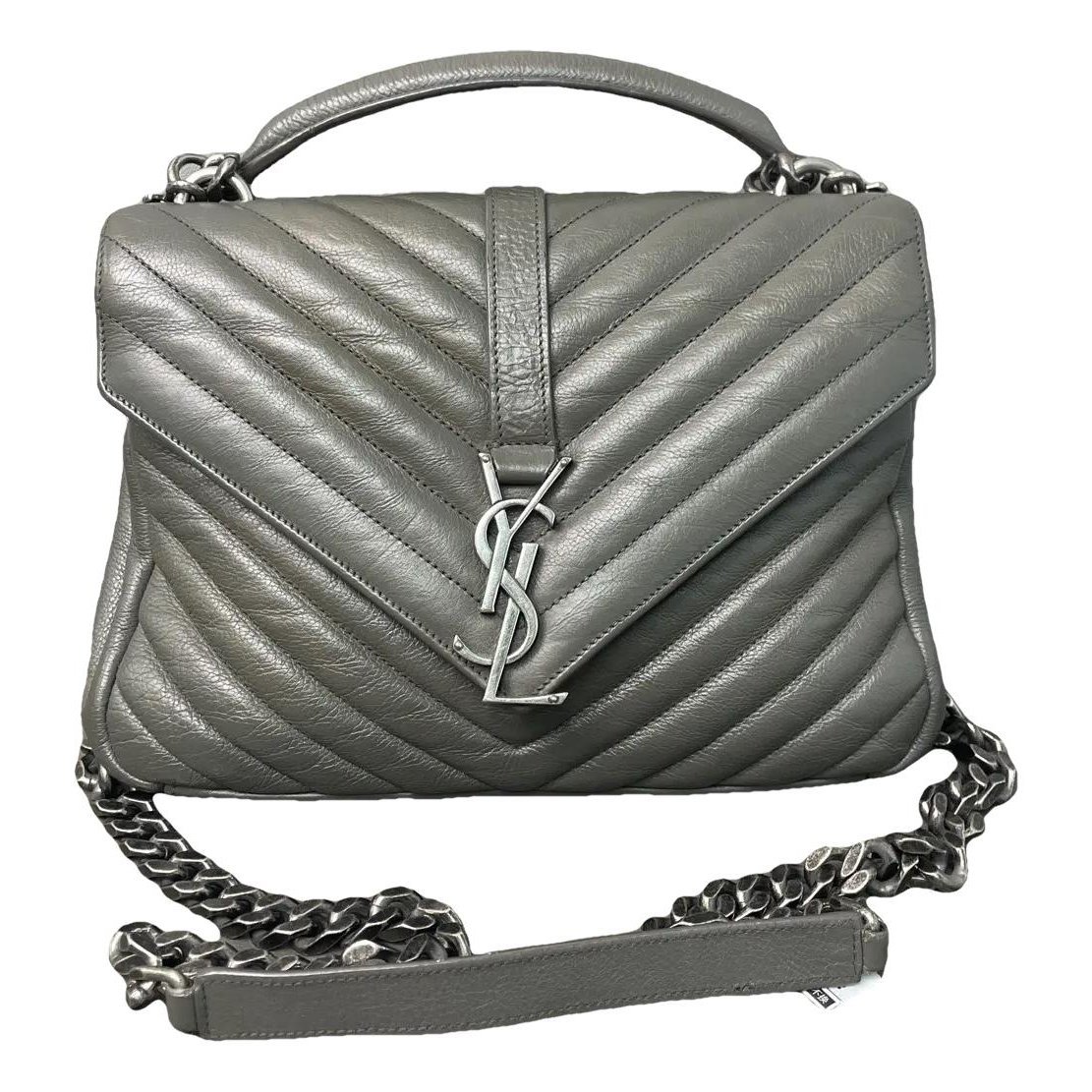 Collége monogramme leather crossbody bag