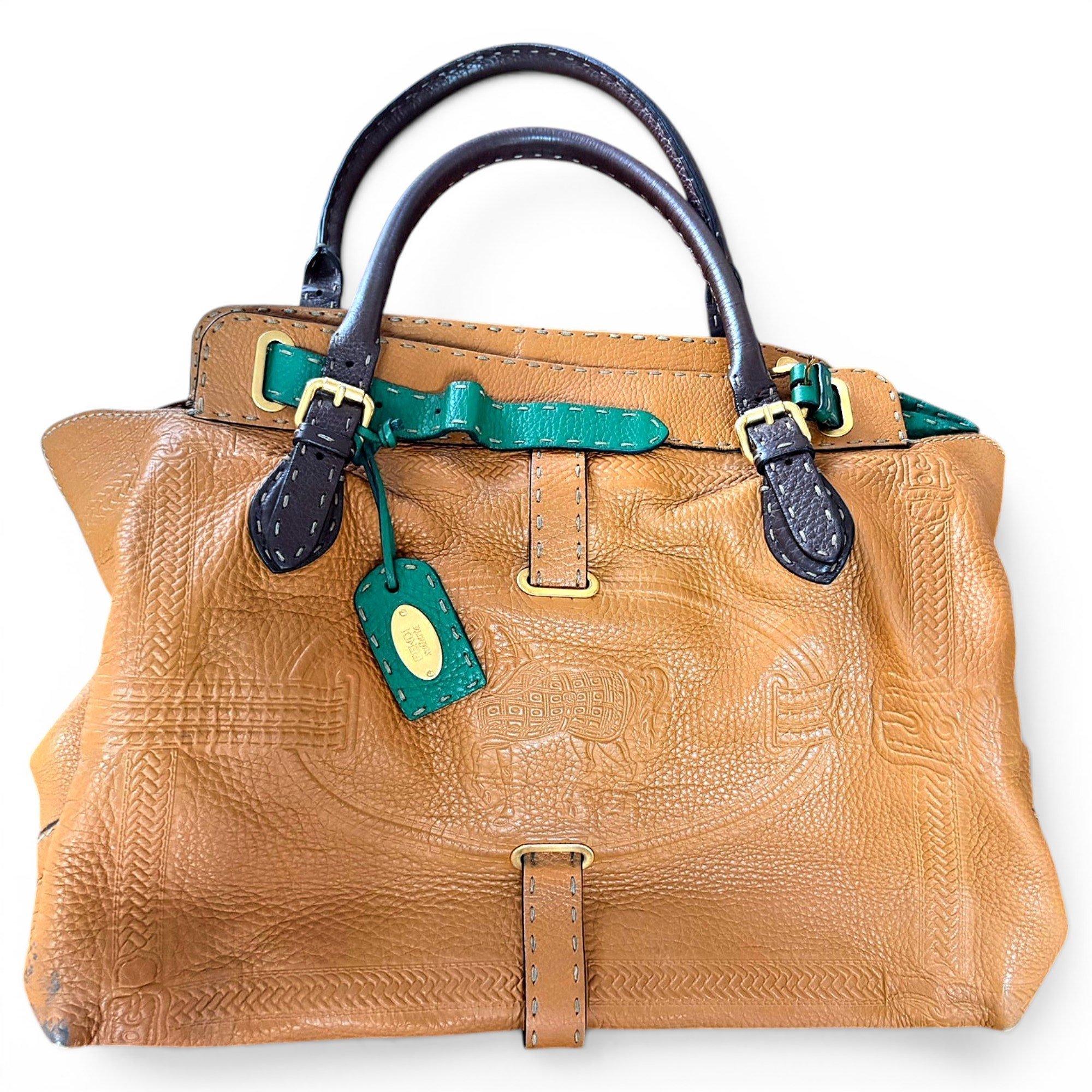 Leather handbag