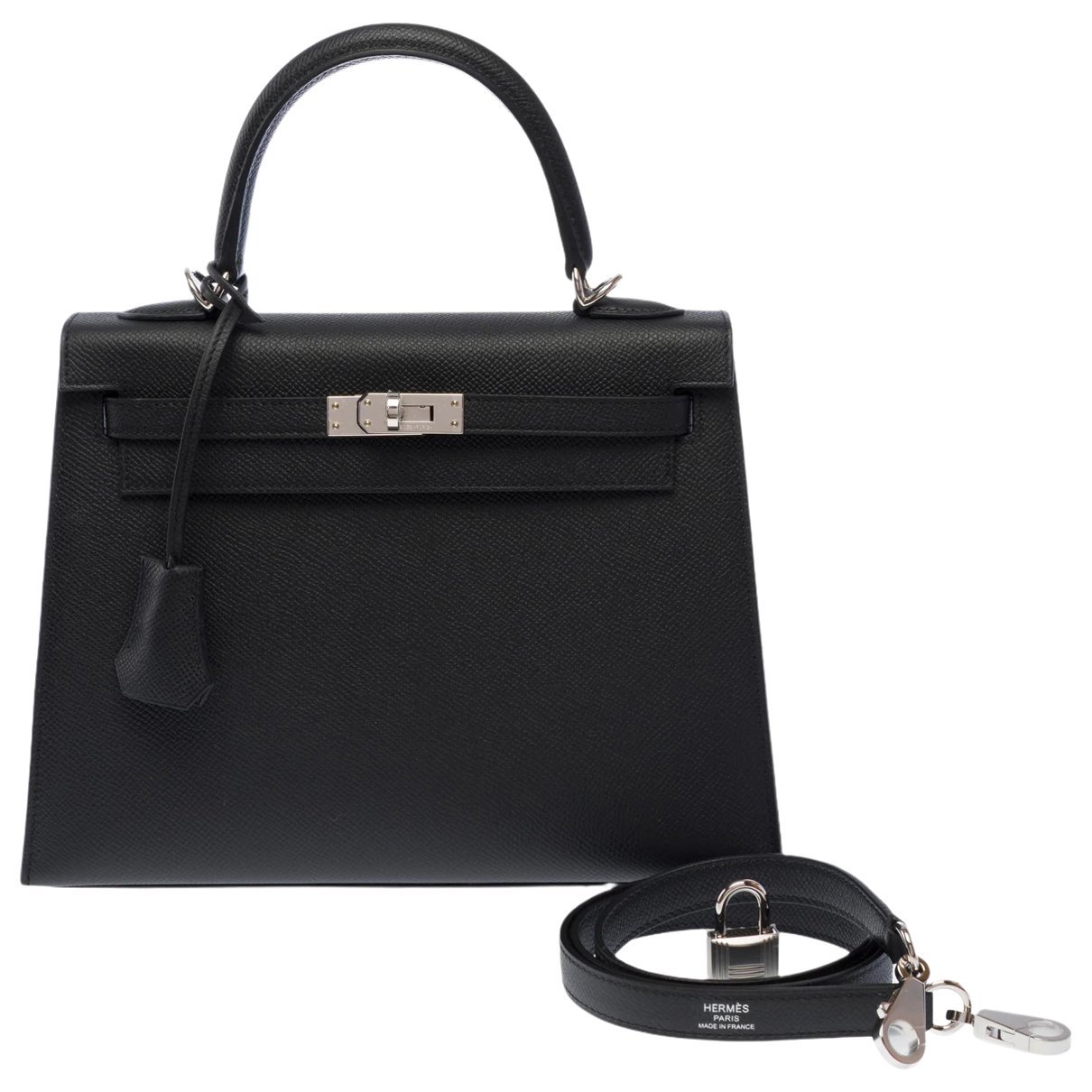 Hermes Kelly 25 Handbag Black Epsom Leather 2026