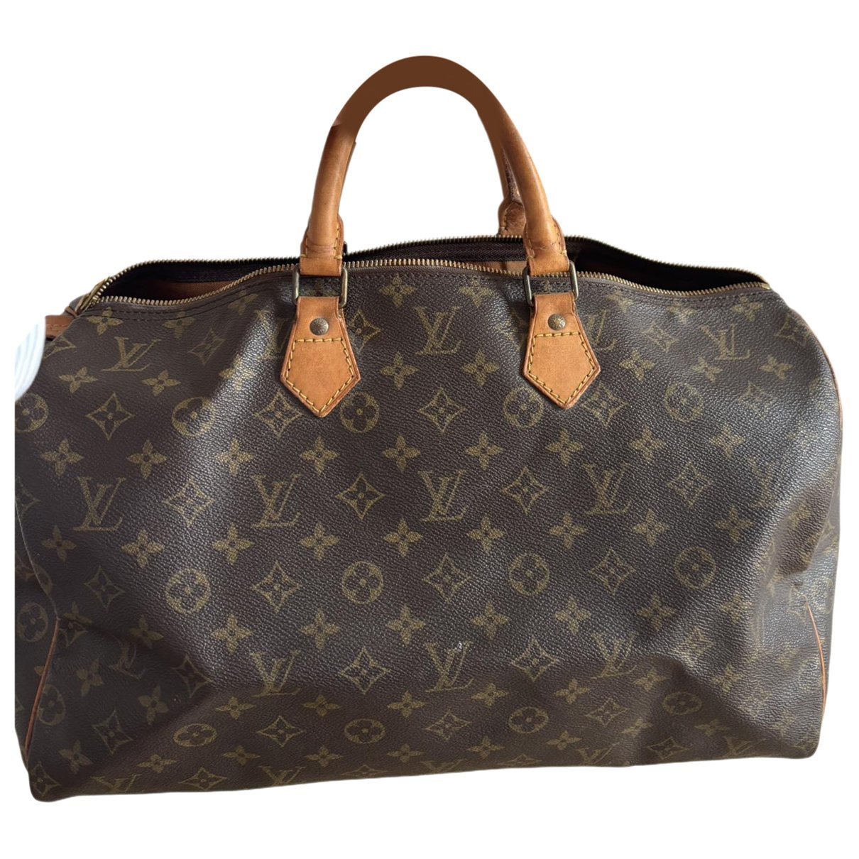 Speedy leather handbag