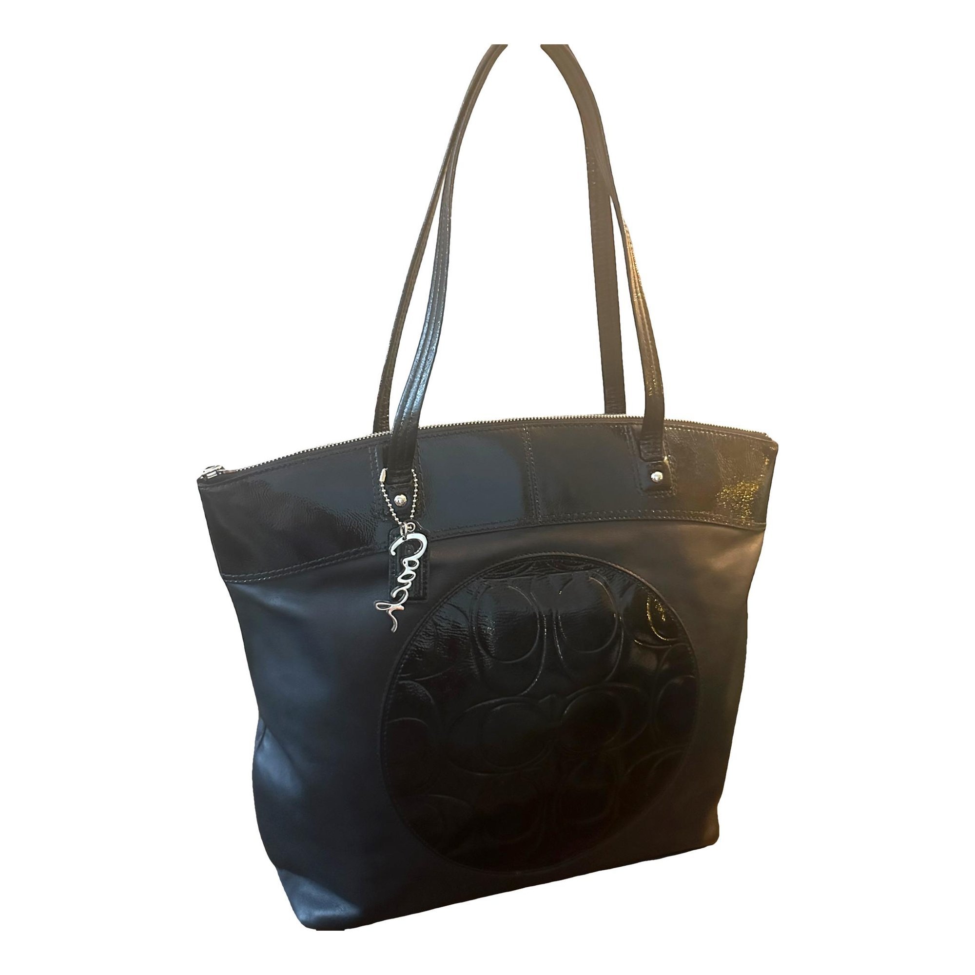 Leather tote