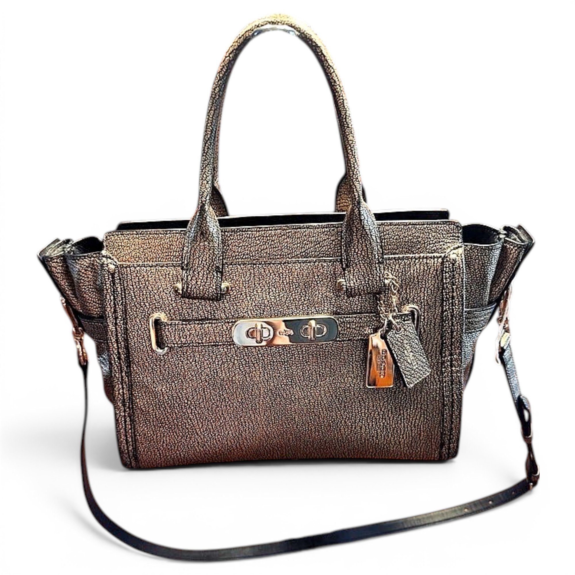 Leather satchel