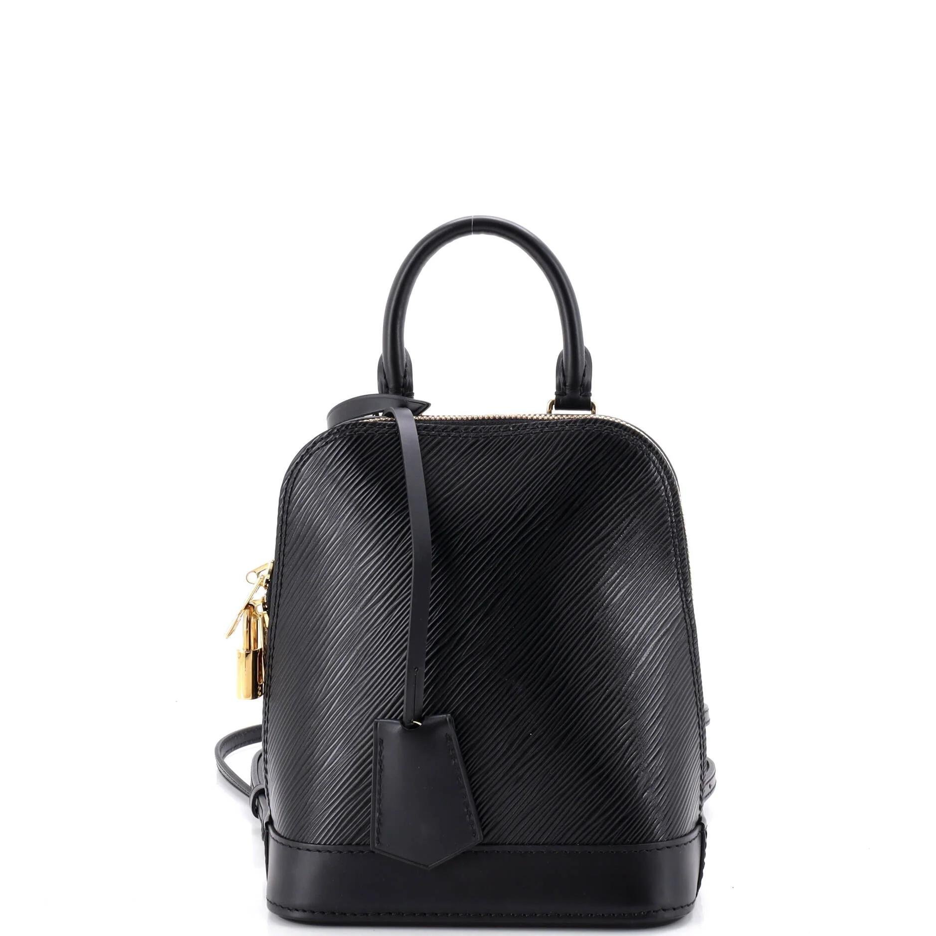 Leather backpack