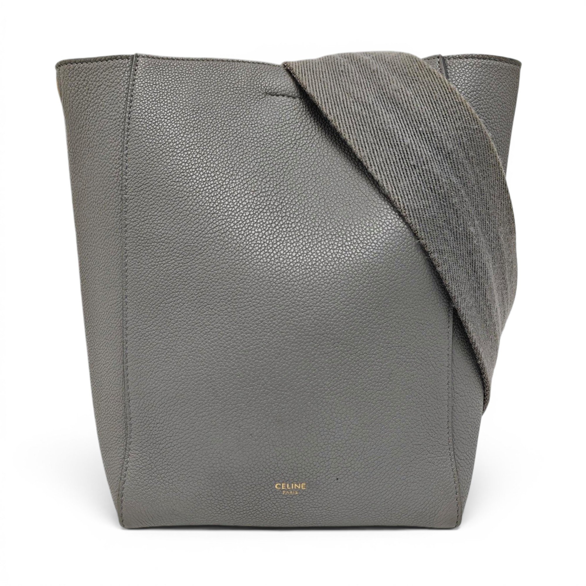 Seau Sangle leather handbag