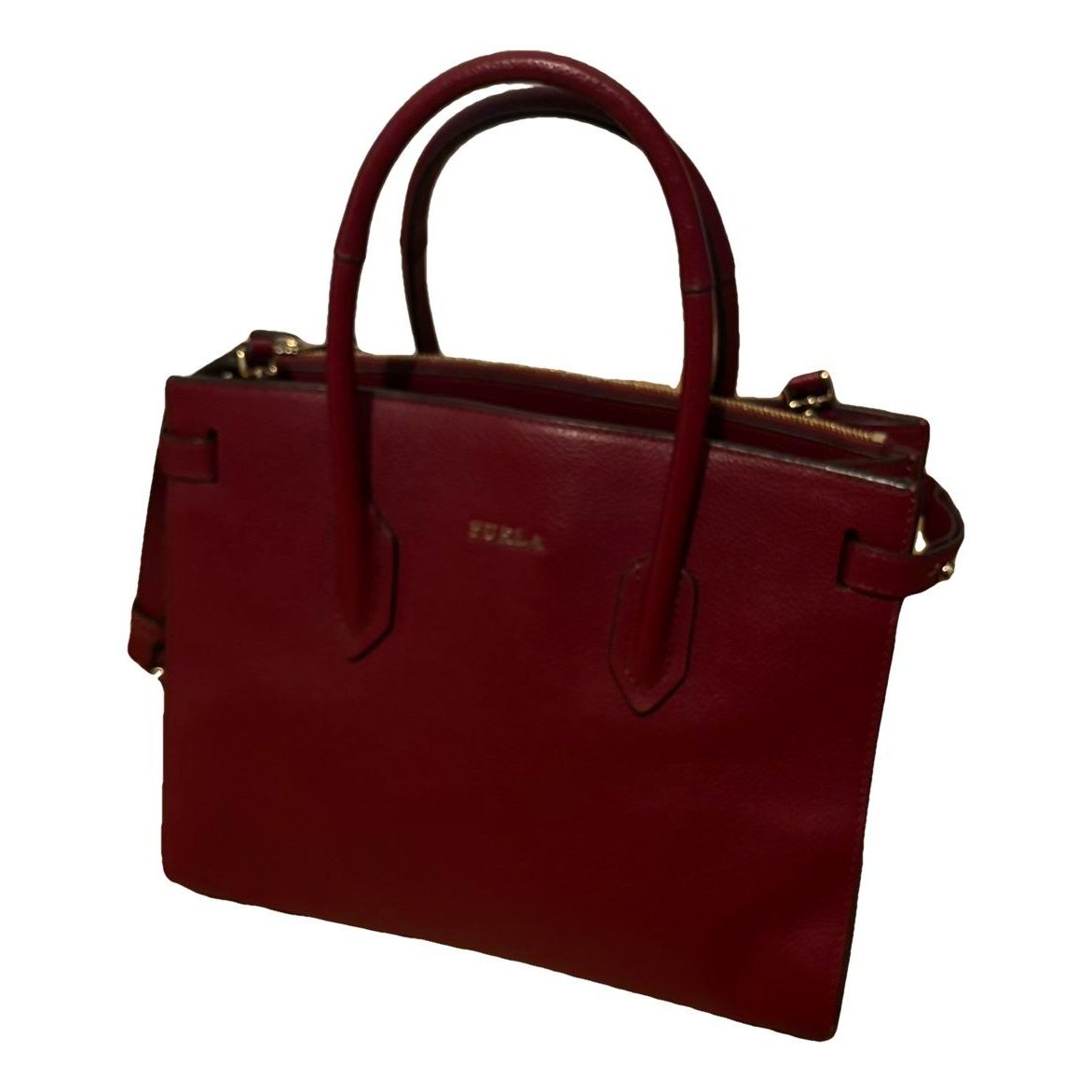 Leather tote