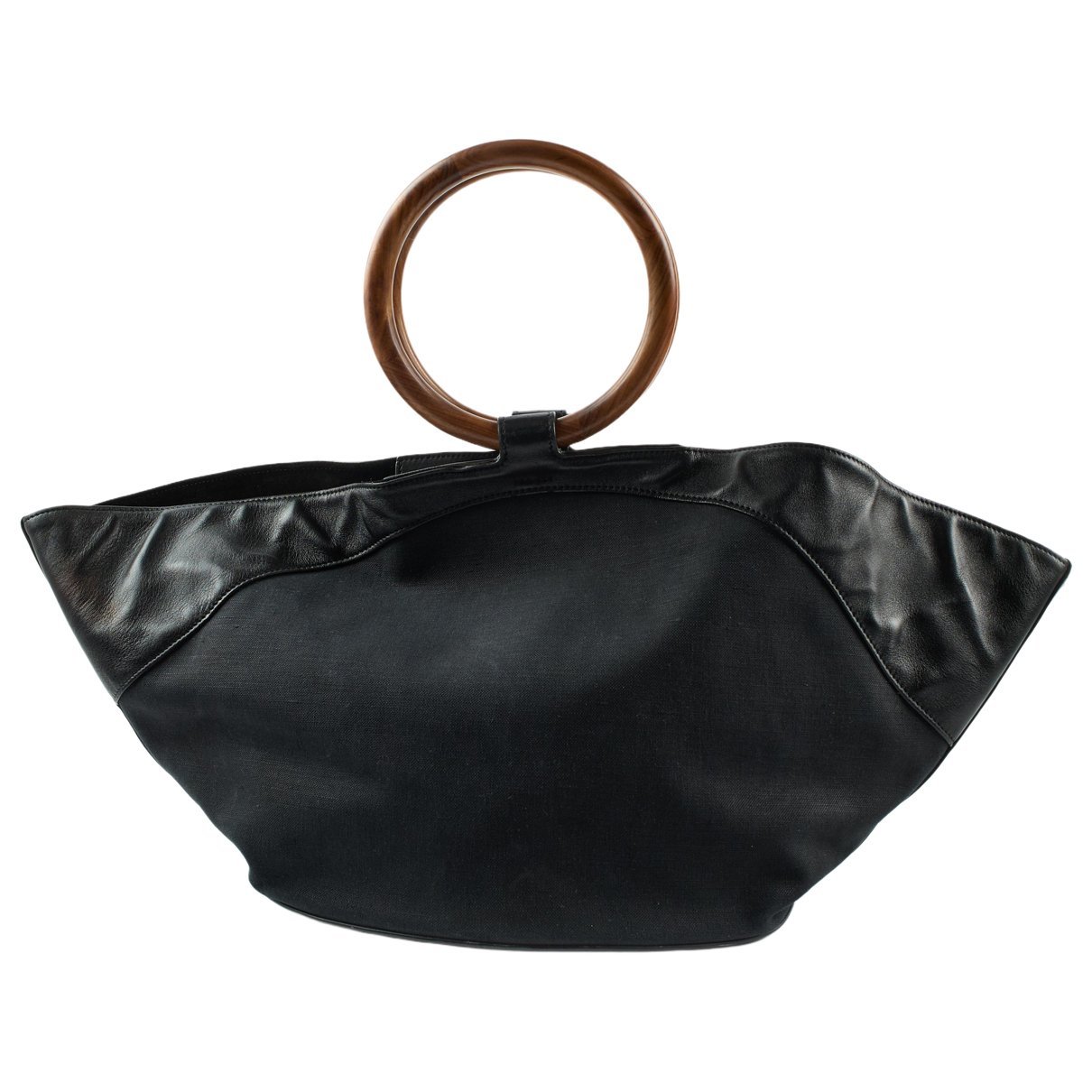 Market leather tote