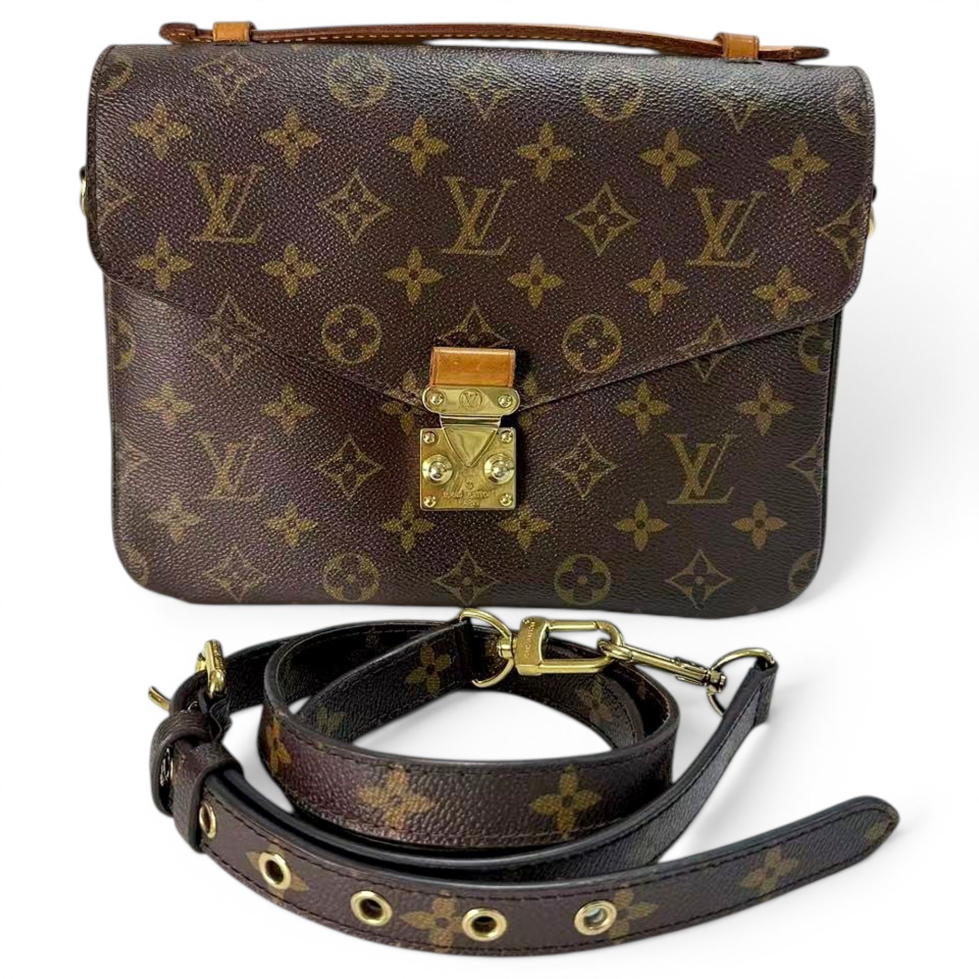 Metis leather handbag