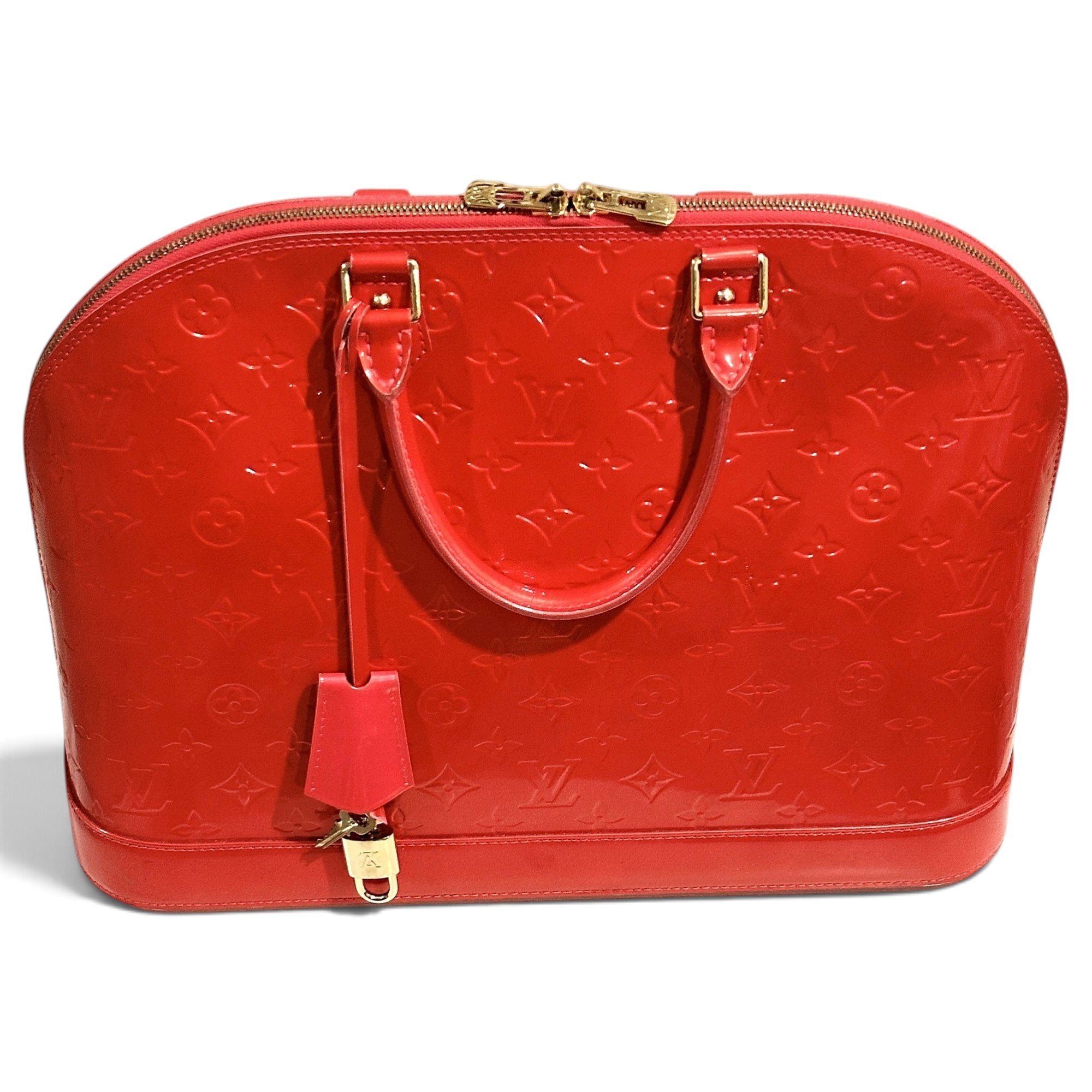 Alma patent leather handbag